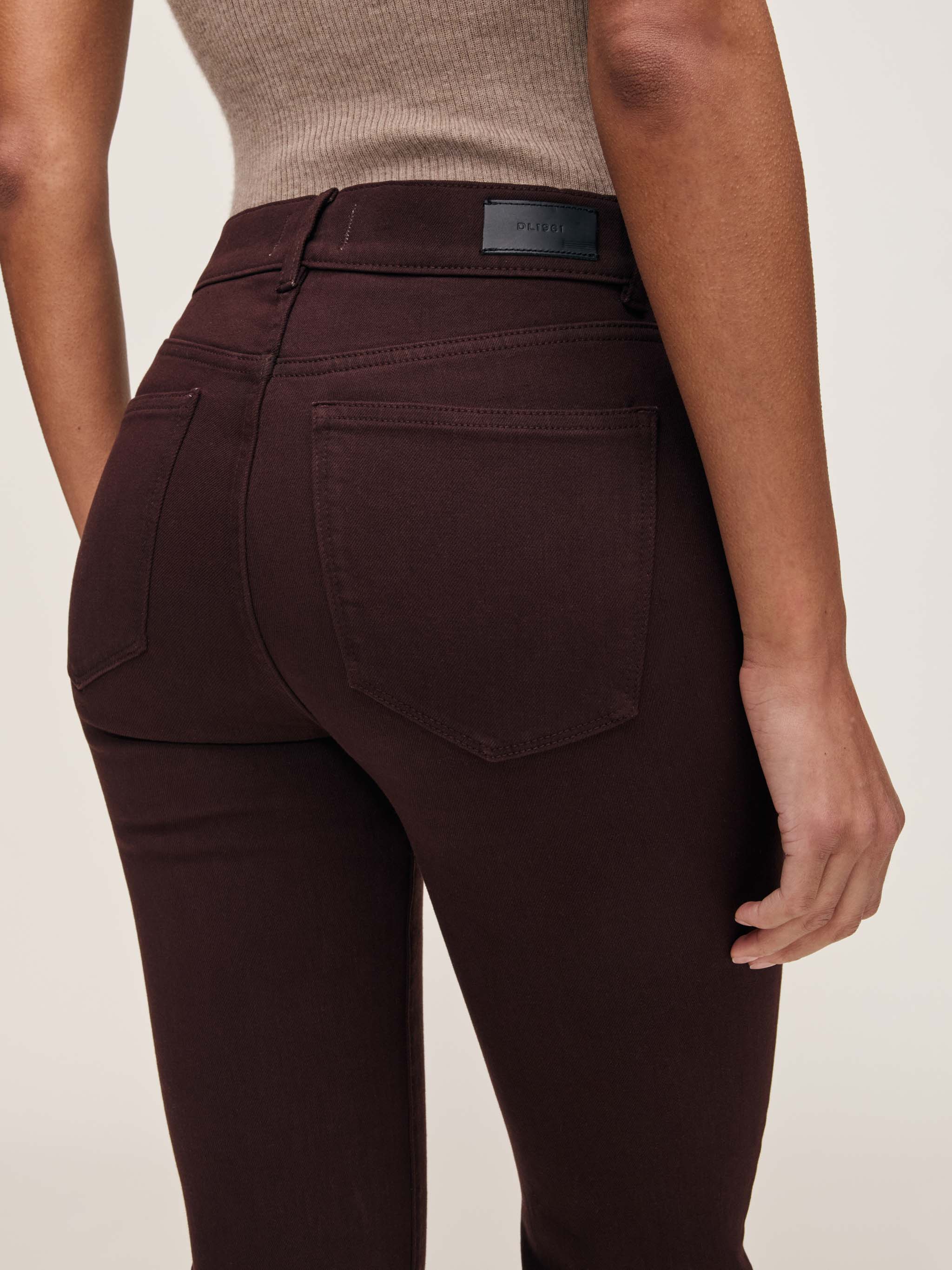 Mara Strait Mid Rise Instasclupt Ankle - Fig