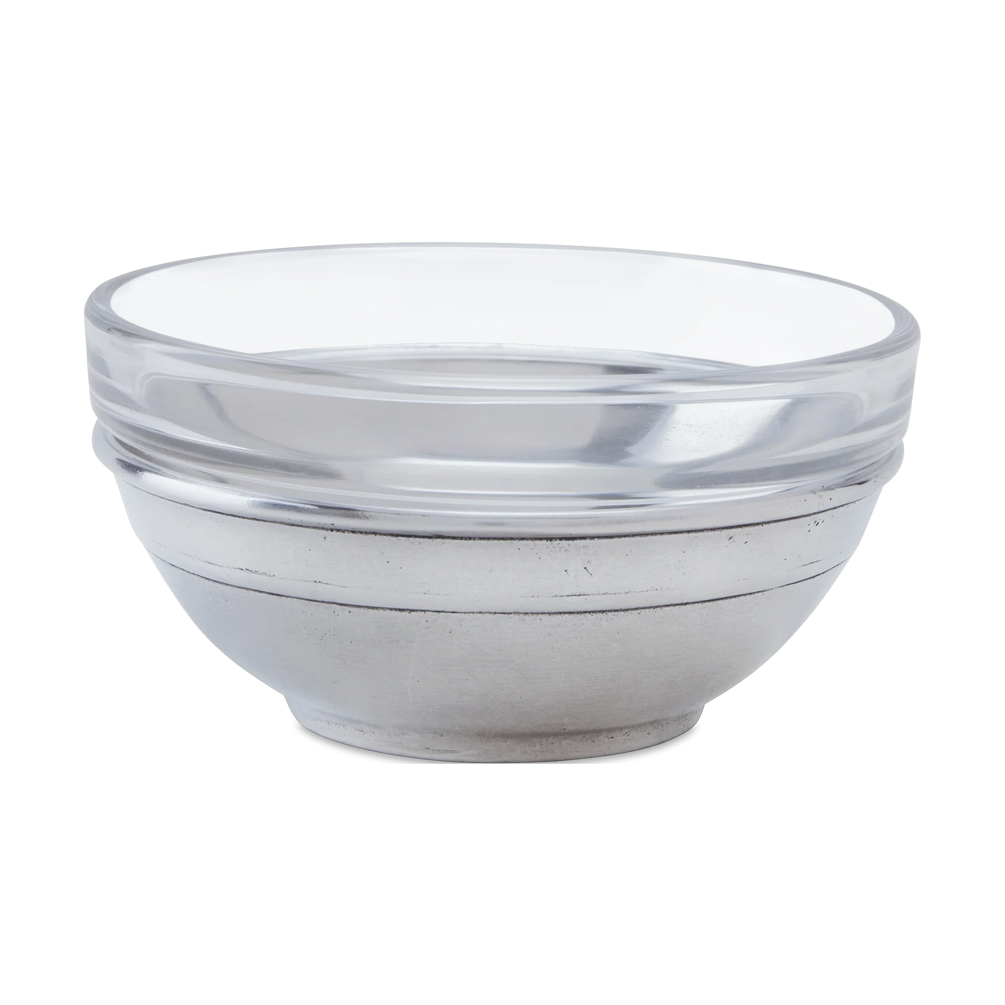 Condiment Dish with Glass Insert