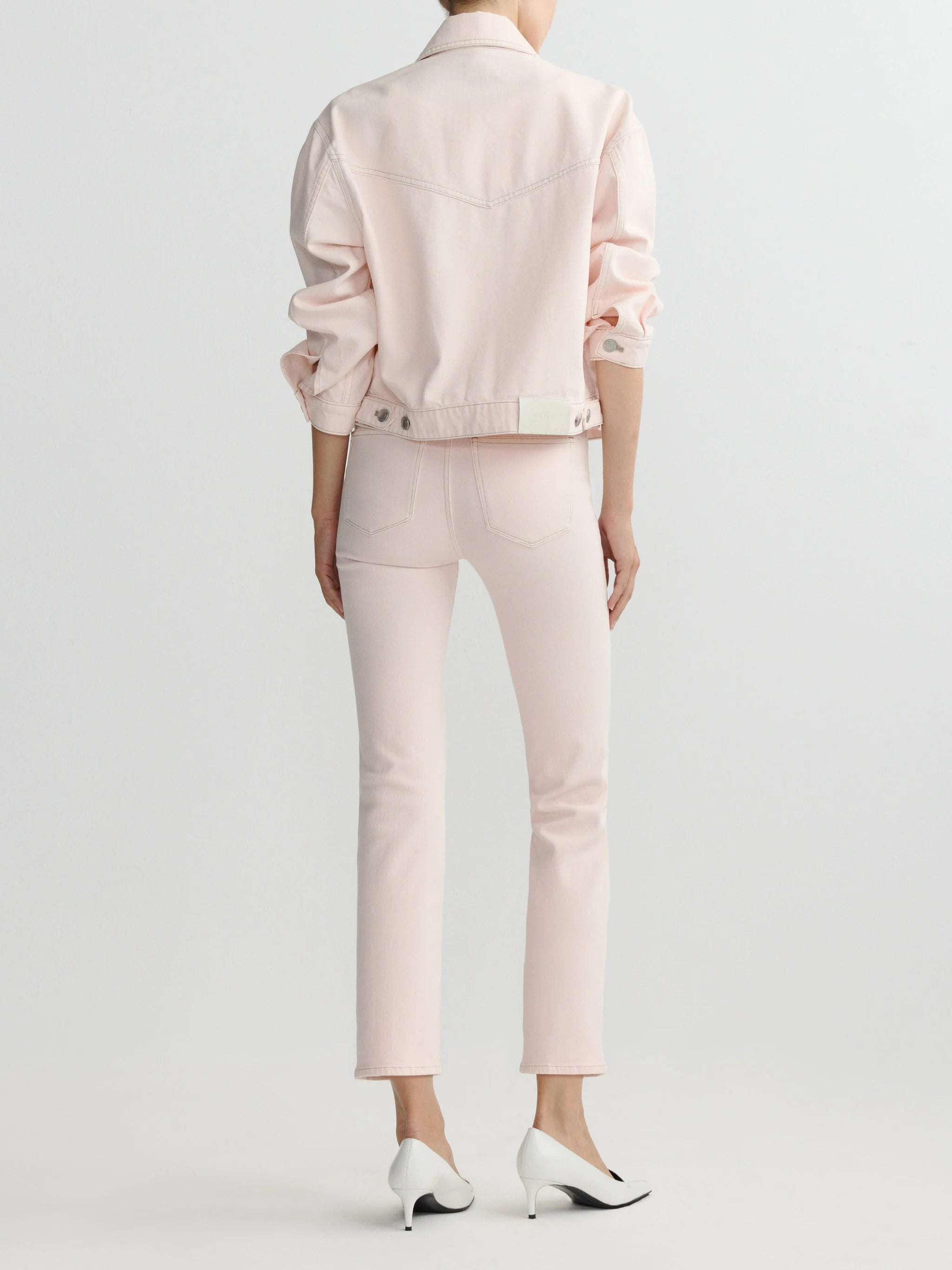 Mara Straight Mid Rise Instasculpt™ Ankle Jeans - Ballet