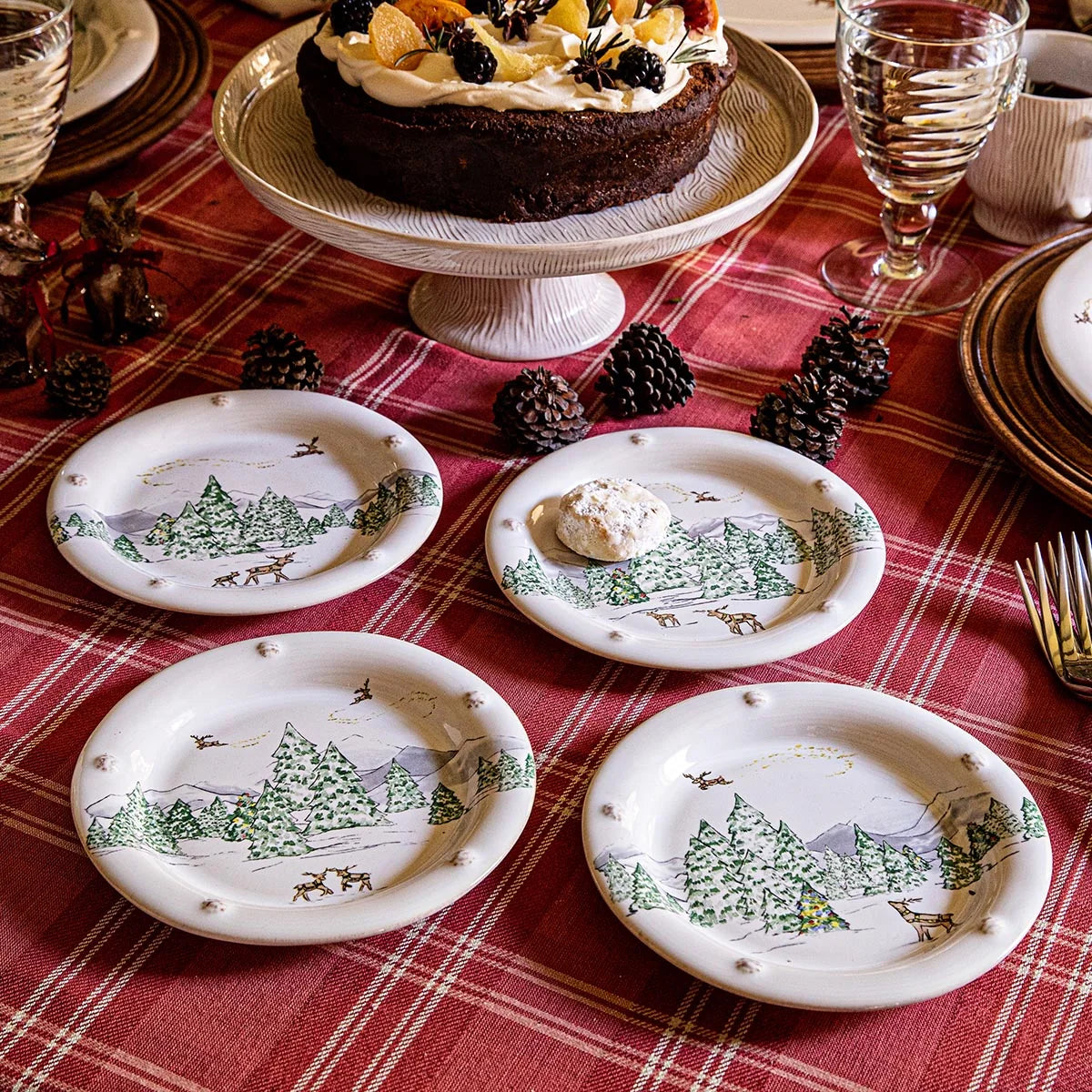Berry & Thread North Pole Side/Cocktail Plate Set of 4