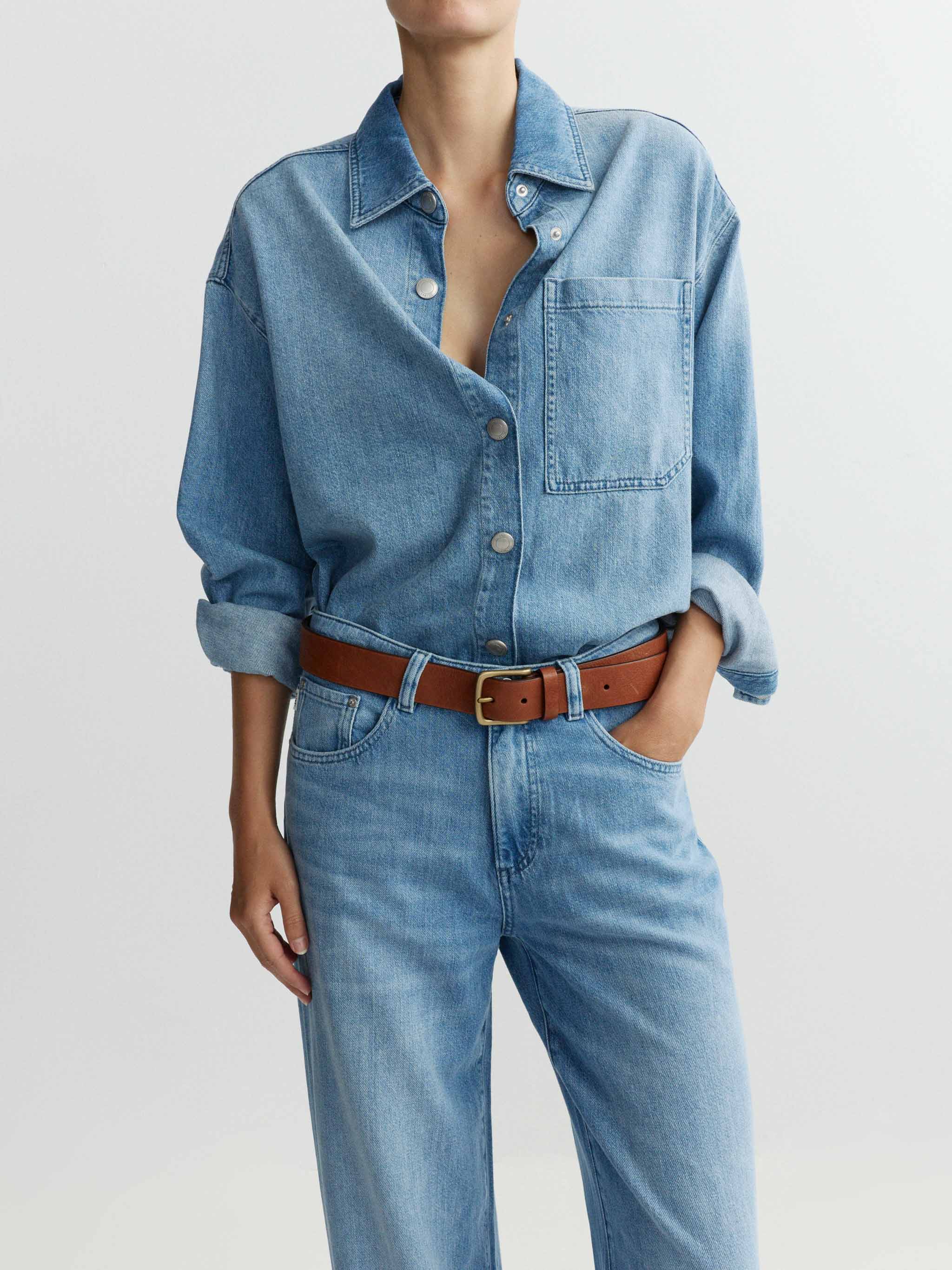 Addison Overshirt - Riverbank Aura