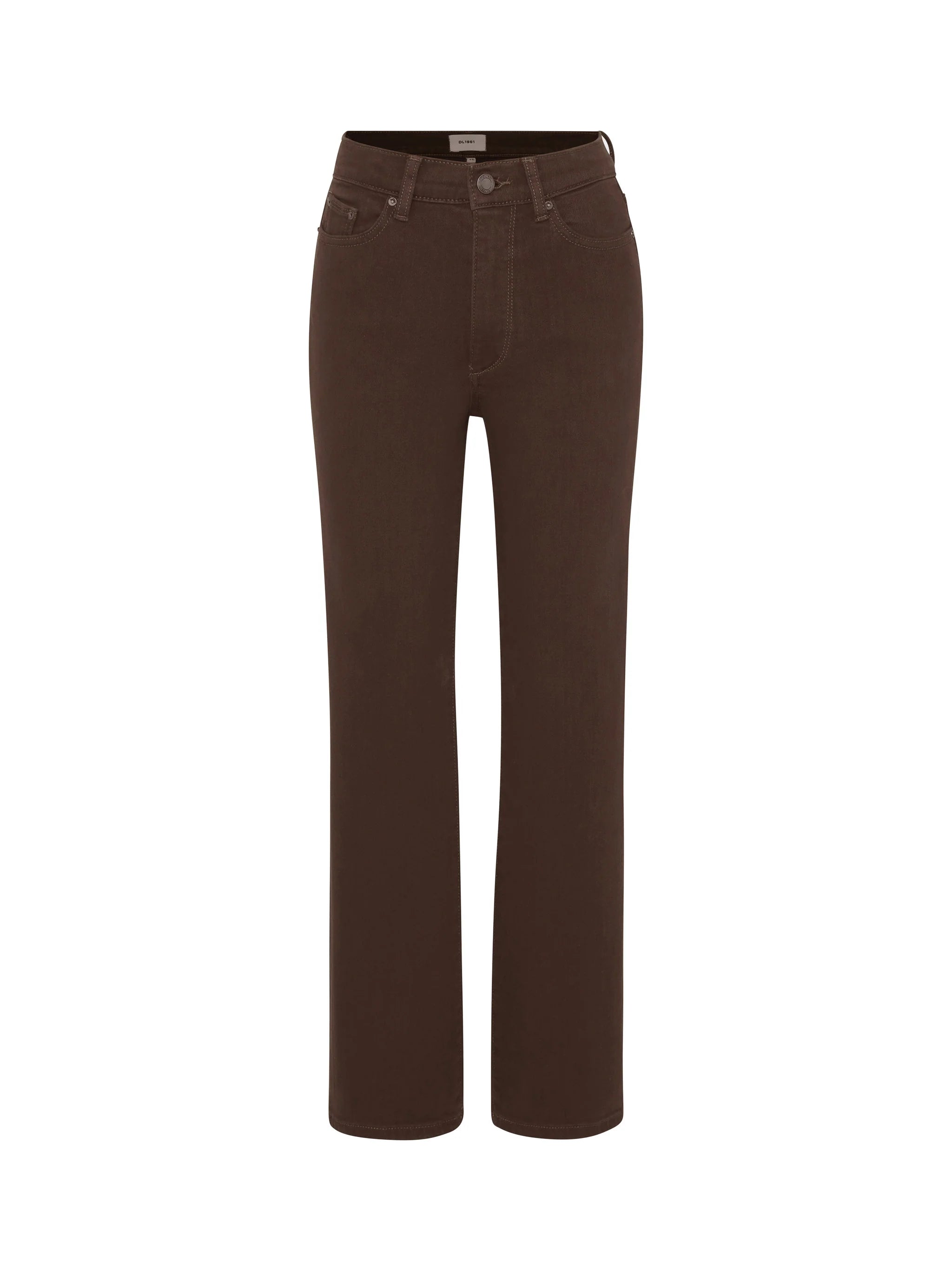 Halle Straight High-Rise Instasculpt™ 29" Jeans - Brownstone