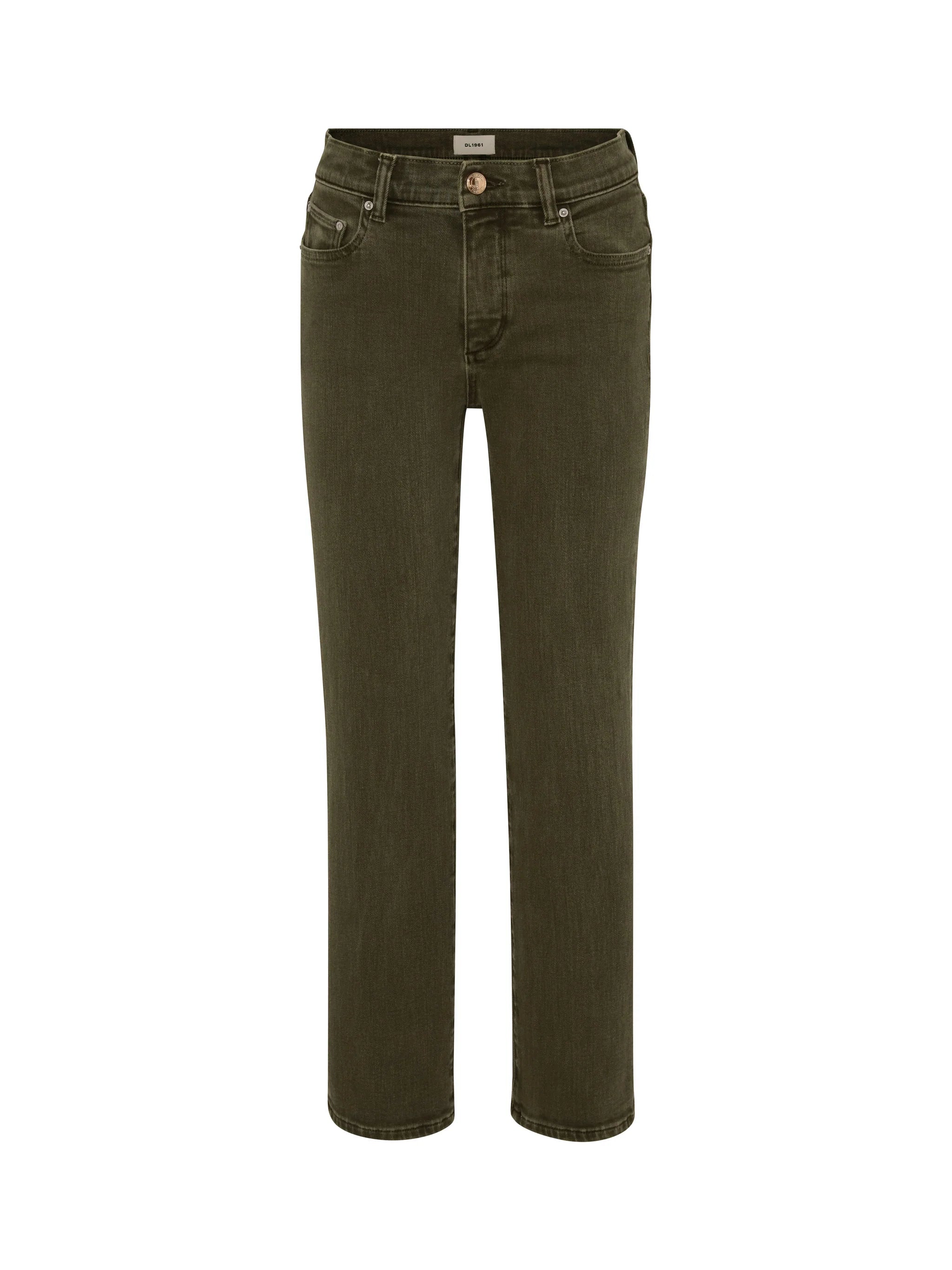 Mara Straight Mid Rise Instasculpt™ Ankle Jeans - Pine