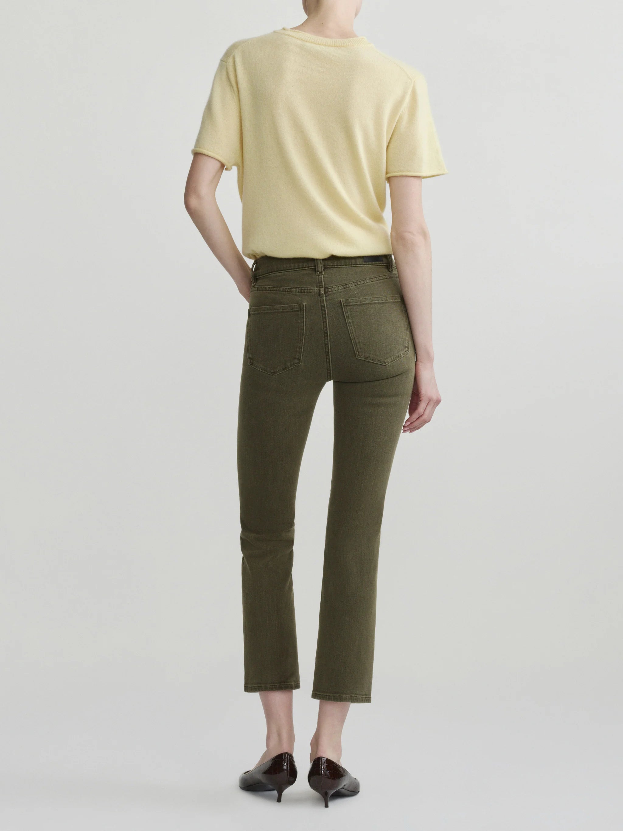 Mara Straight Mid Rise Instasculpt™ Ankle Jeans - Pine