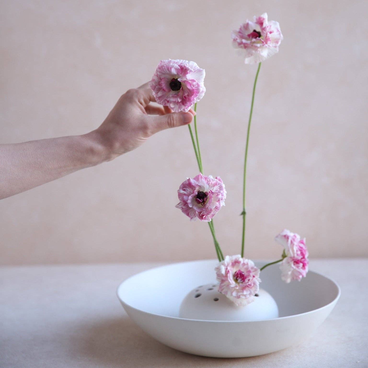 The Floral Society - Flower Frog Bowl Vase
