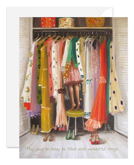 JANET HILL STUDIO - May Your Birthday Be Filled With Wonderful Things Card