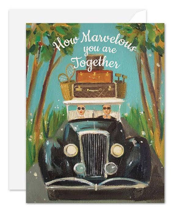 JANET HILL STUDIO - How Marvelous You Are Together Card