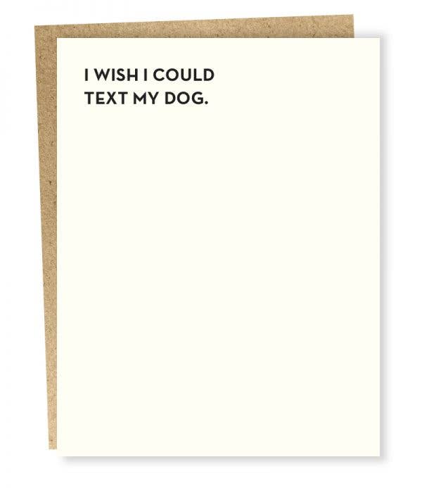 Sapling Press - #910: Dog Text Card