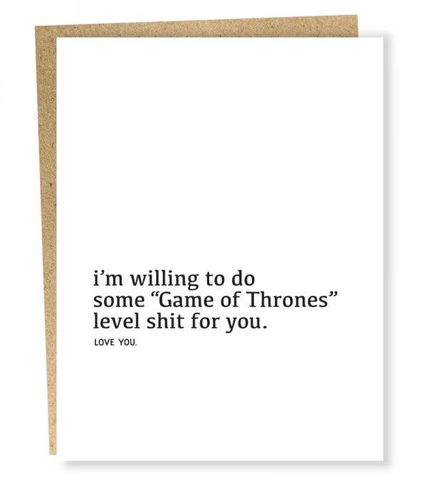 Thrones Level Card