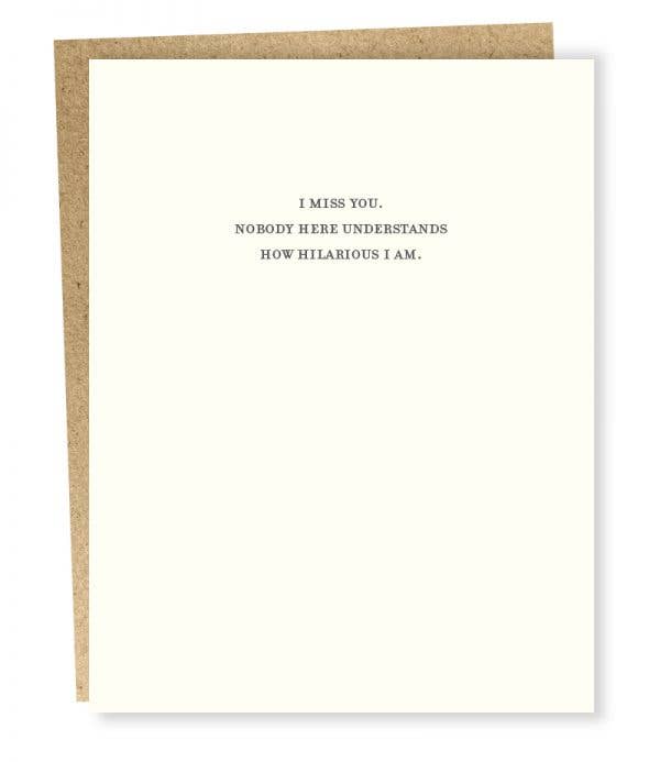 Sapling Press - #821: Hilarious Card