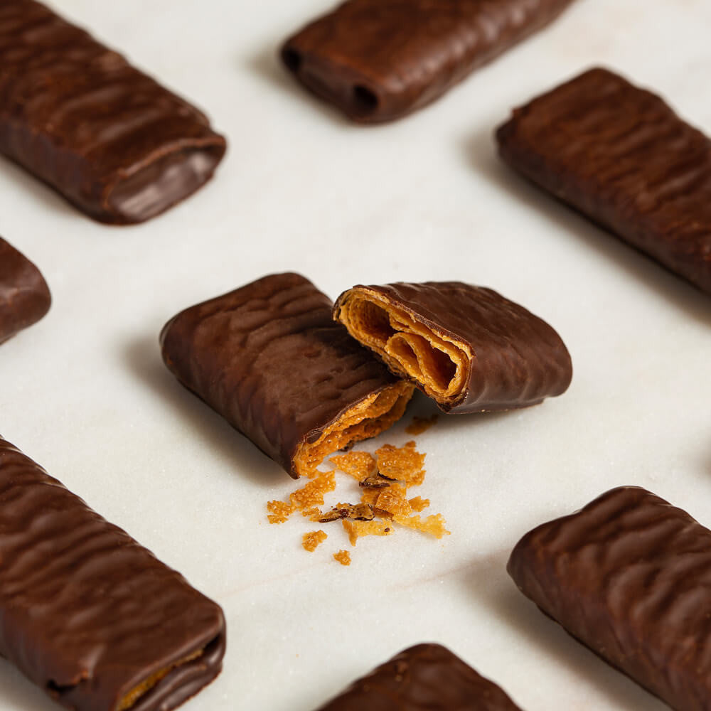 Dark Chocolate Crispy Rolled Wafers