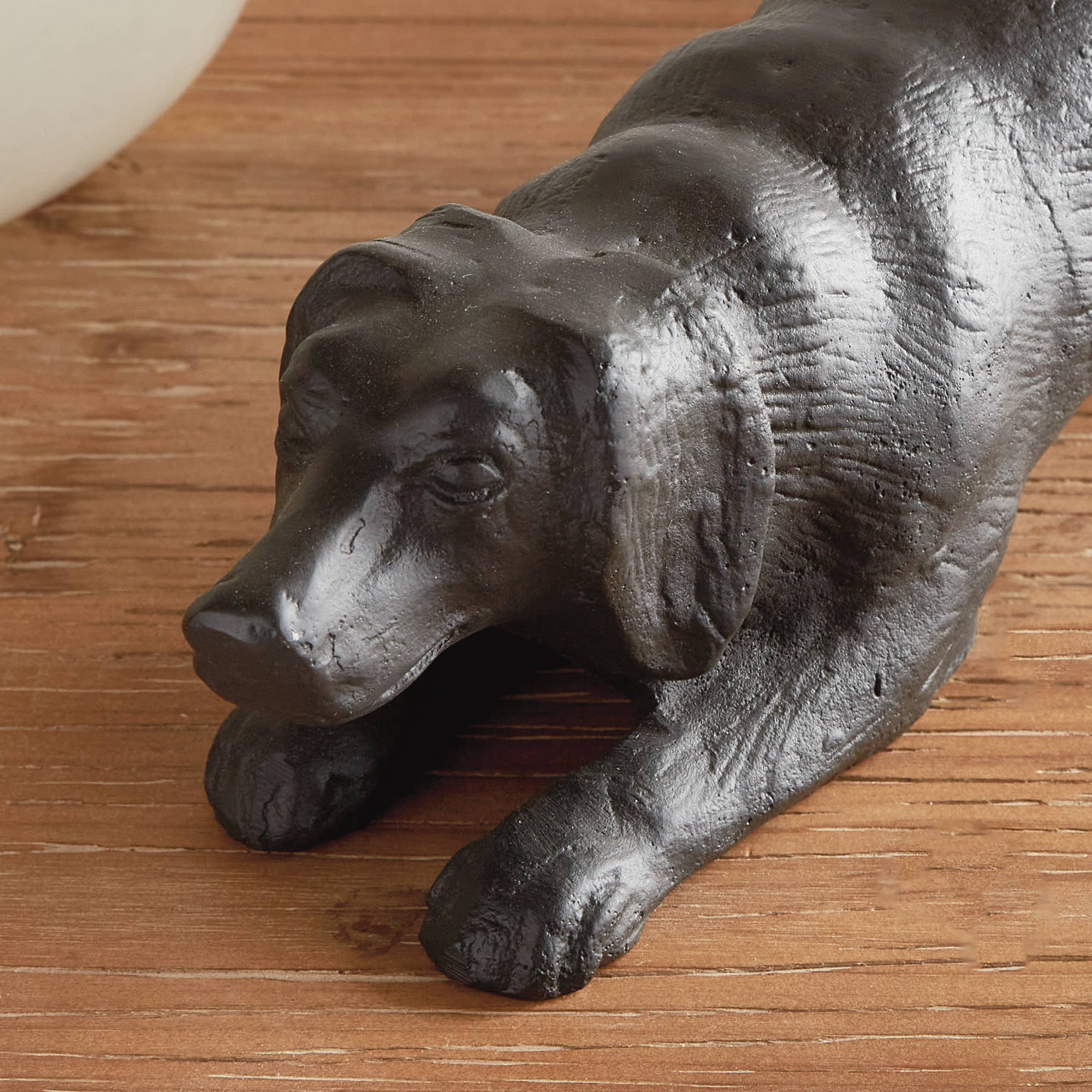 Napa Home & Garden - Playful Dog Sculpture, Black