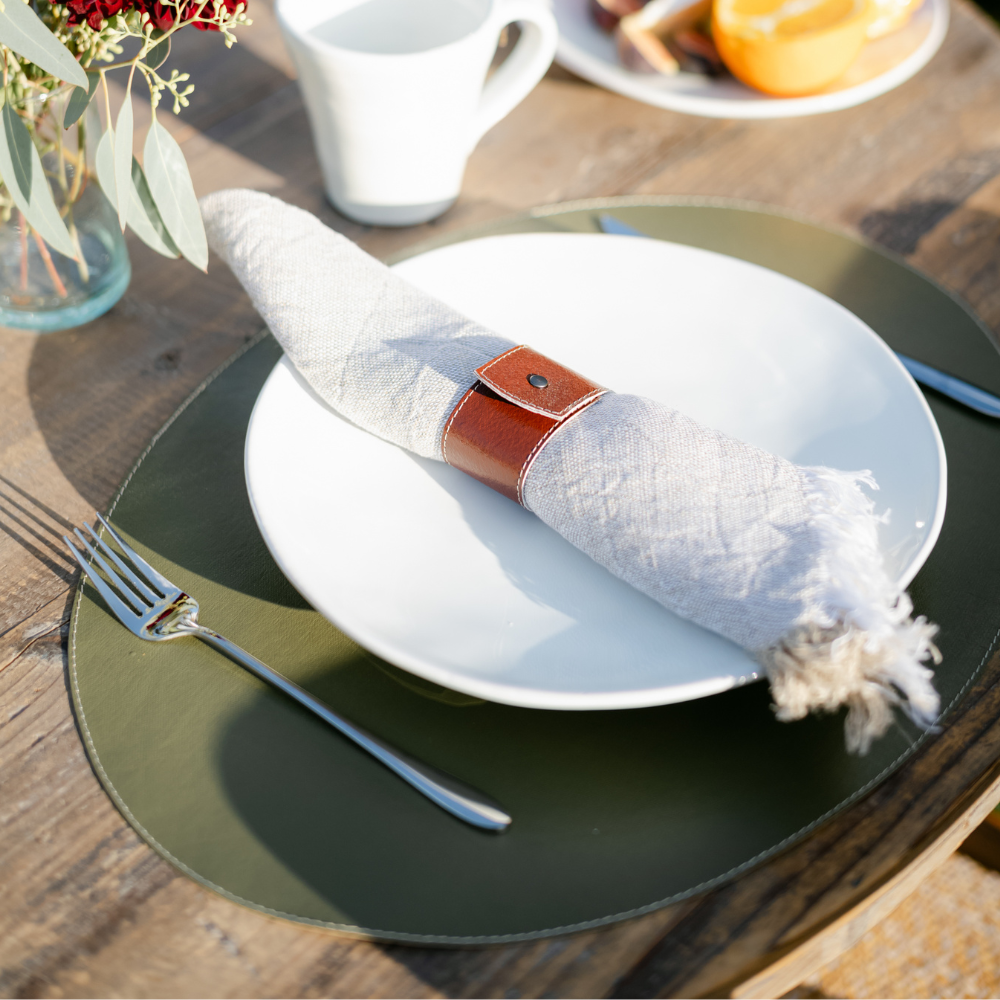 Uashmama - TEC PLACEMAT OVAL: Grey