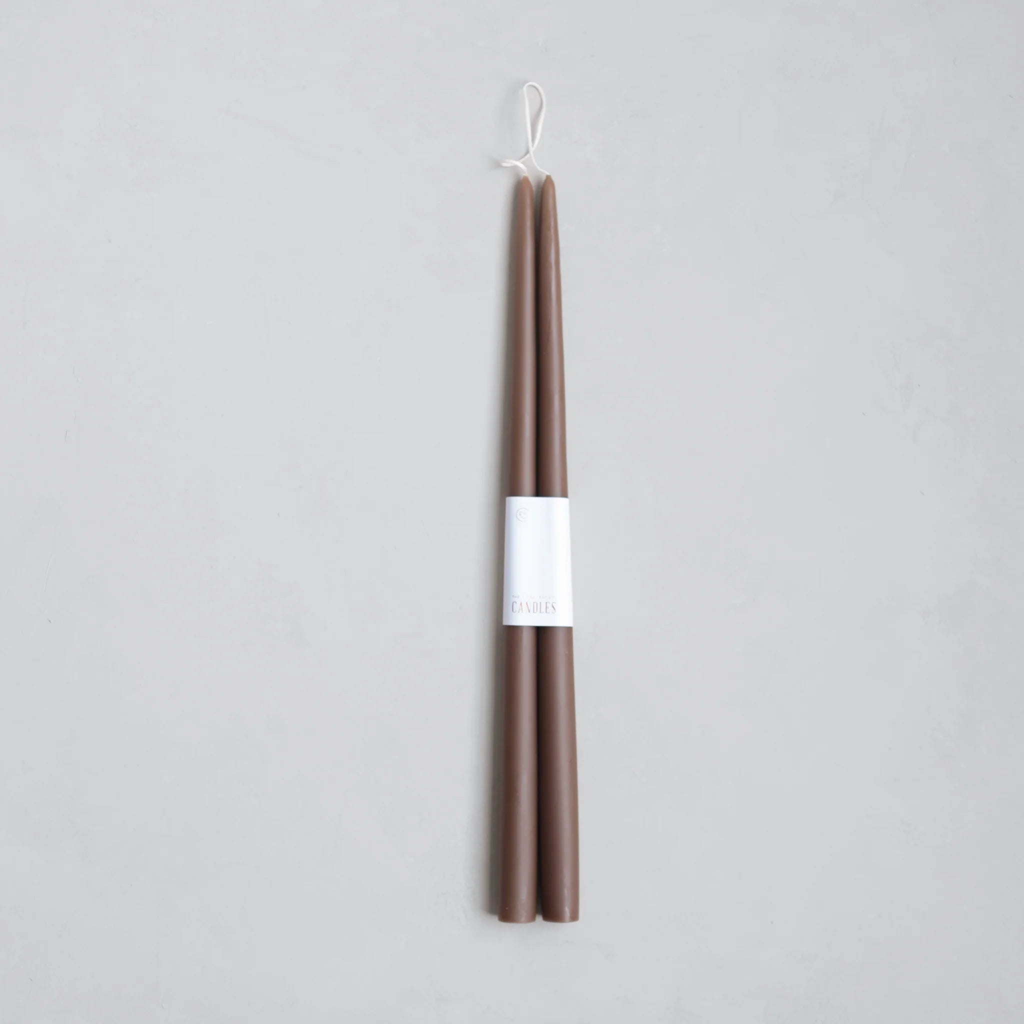 Dipped Taper Candles - Peat