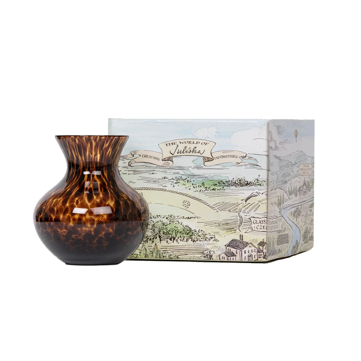 Puro Tortoiseshell 6" Vase