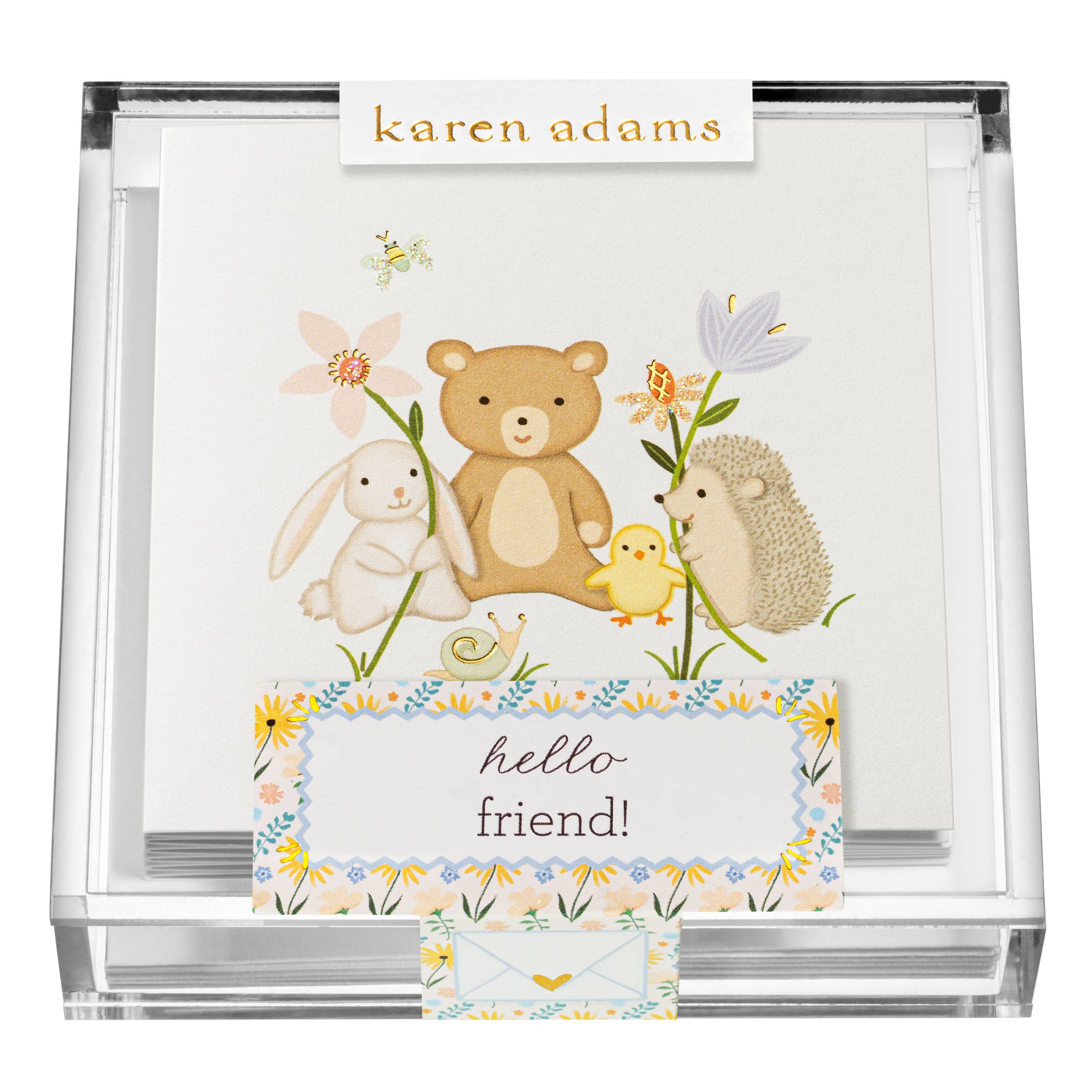 Karen Adams Designs - Animal Friends Gift Enclosures: Box of 6