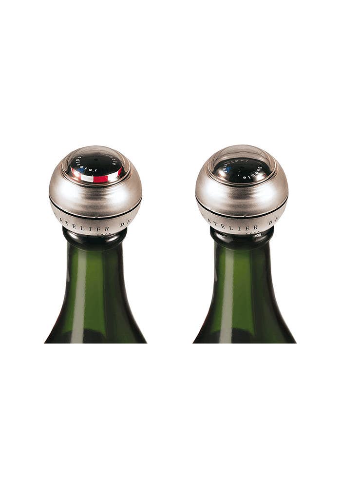 Bubble Indicator and Champagne Stopper