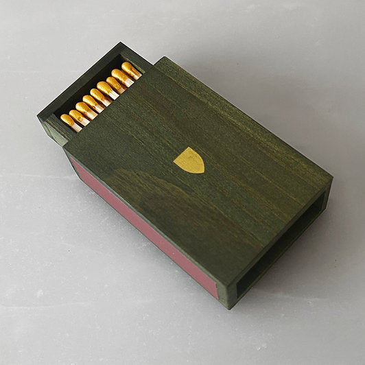 European Pine Matchboxes - Classic Green
