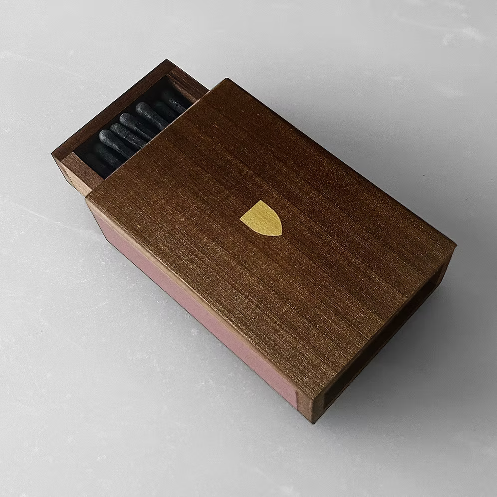 European Pine Matchboxes - Walnut