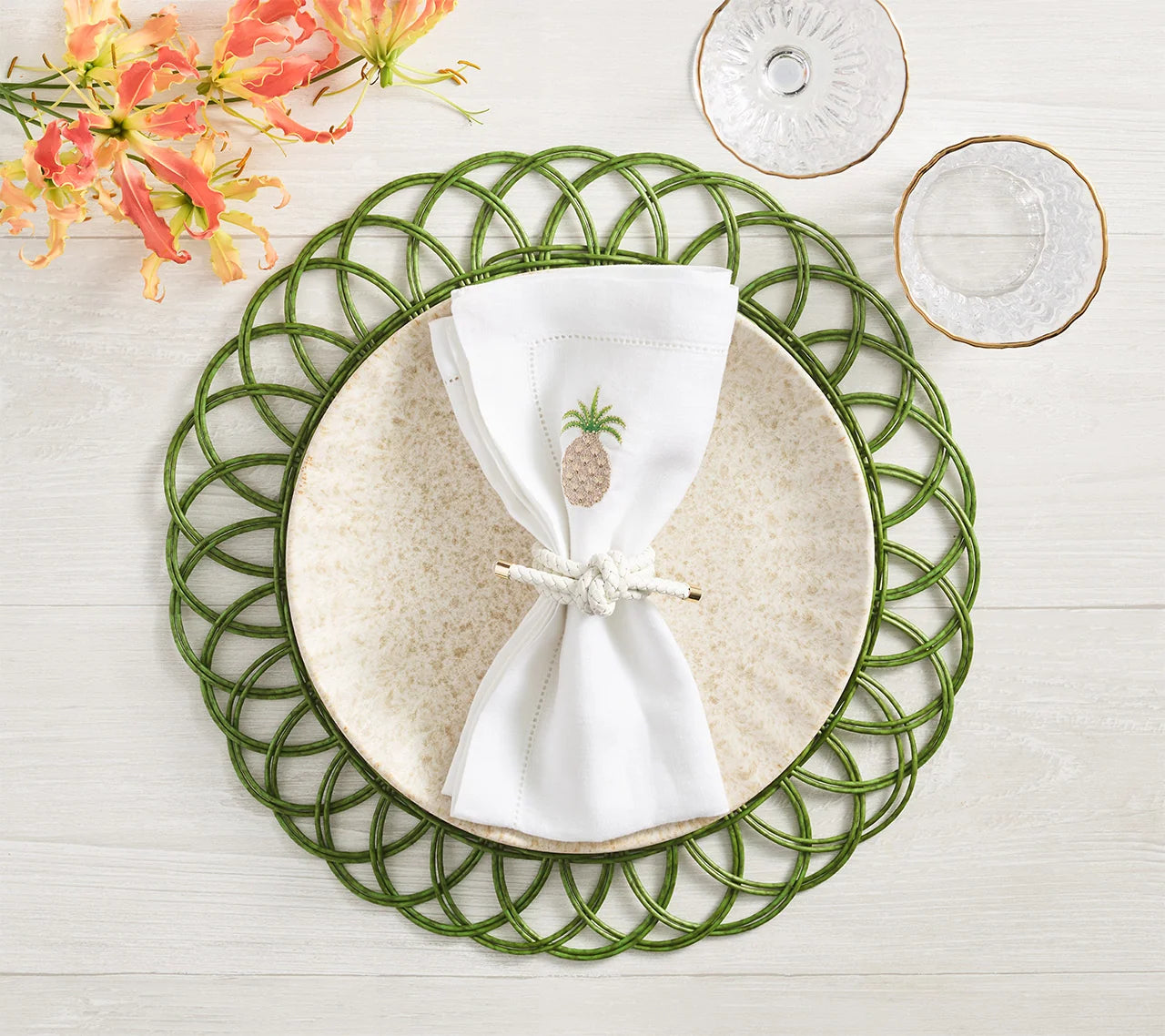 Alfresco Placemat Set/4 - Green