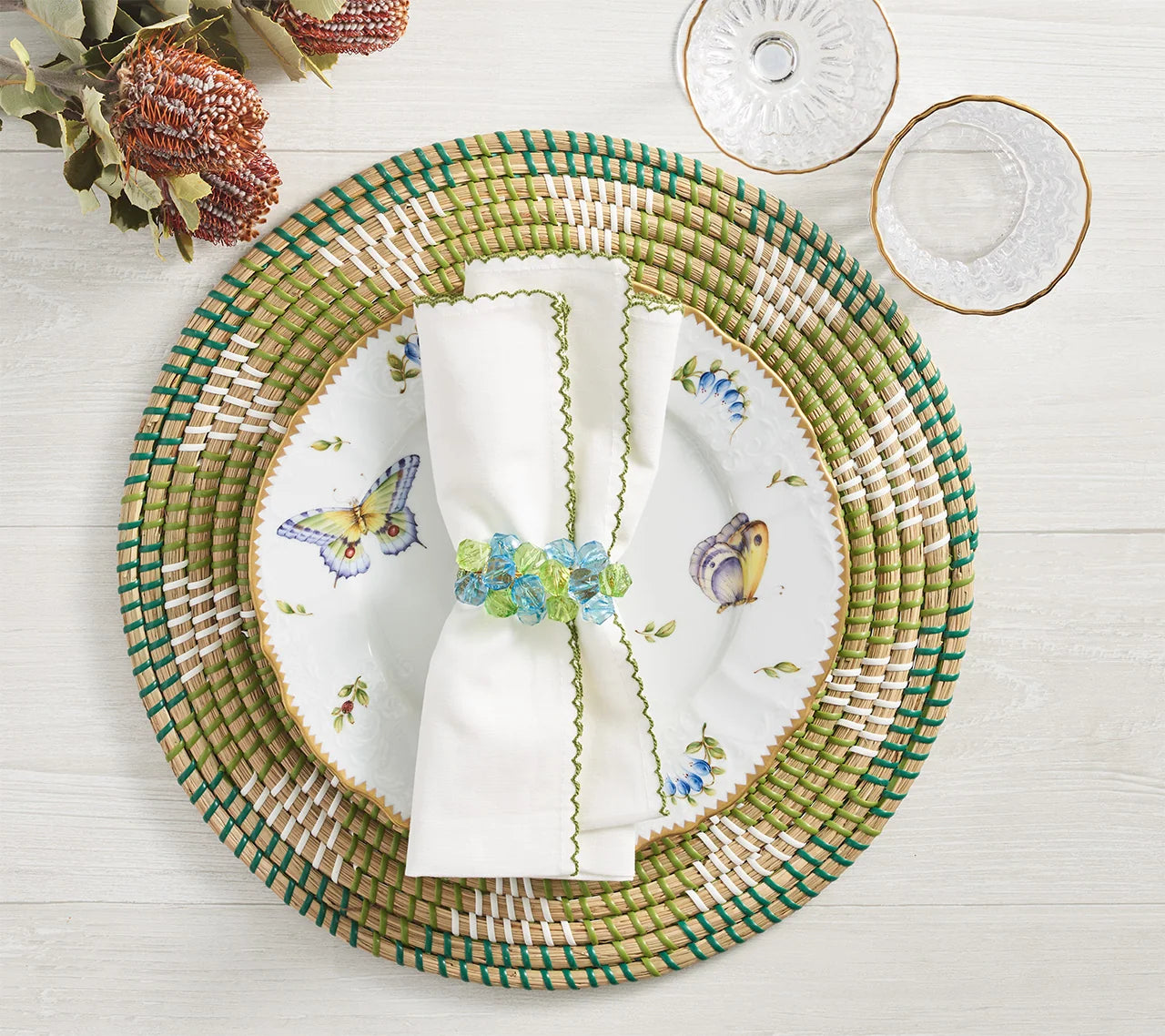 Marjorelle Placemat Set/4 - Green