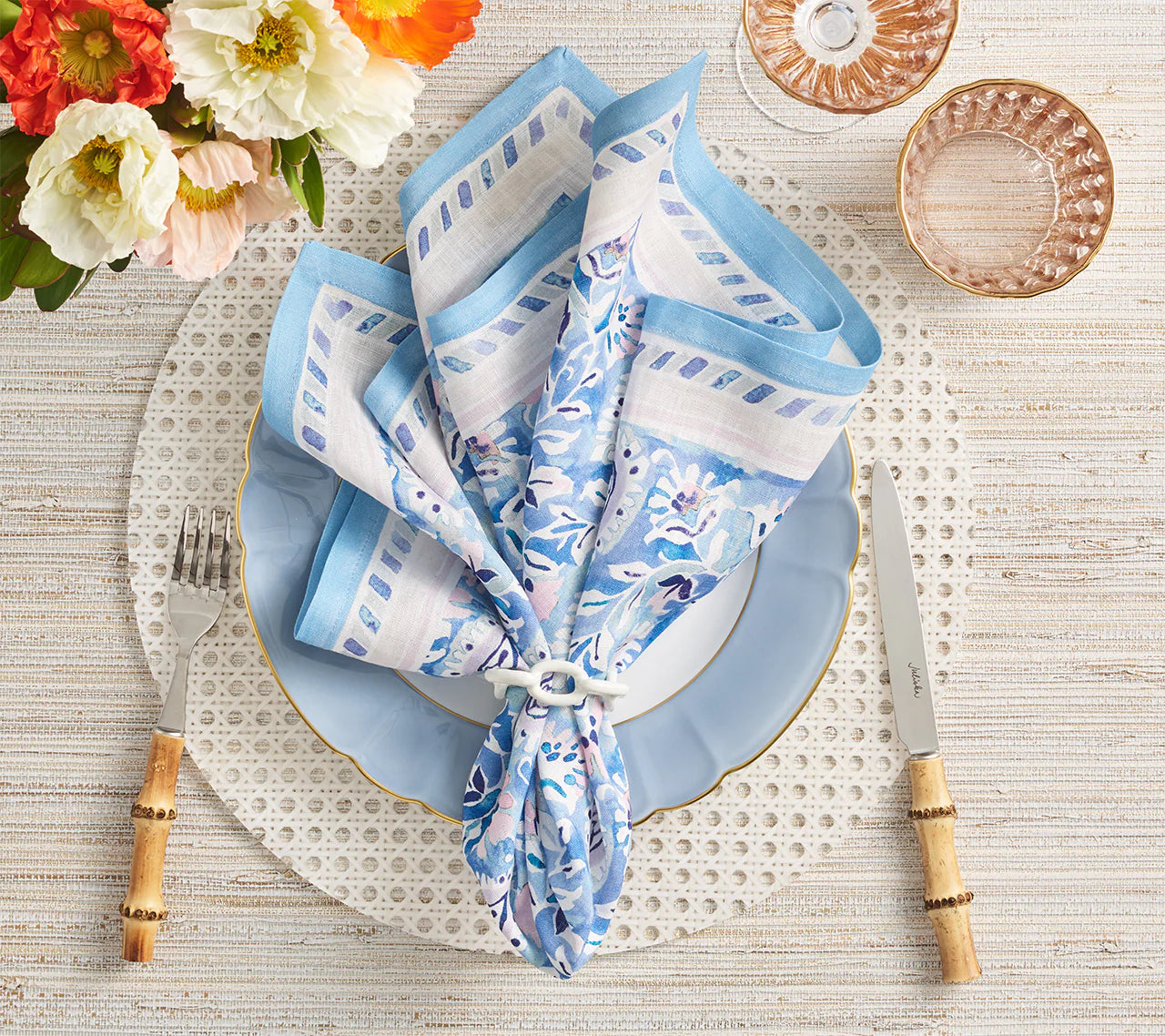 Reed Placemat Set/4 - White