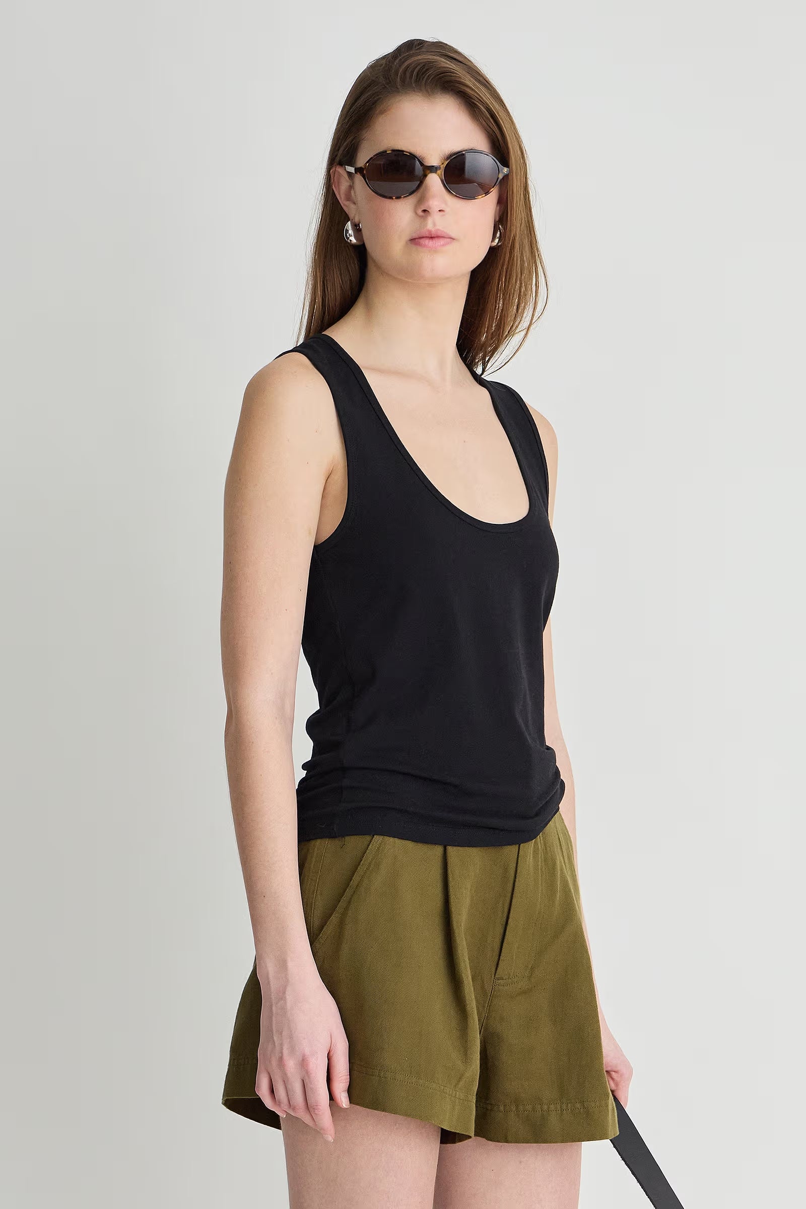 Uri Low-Cut Tank - Black