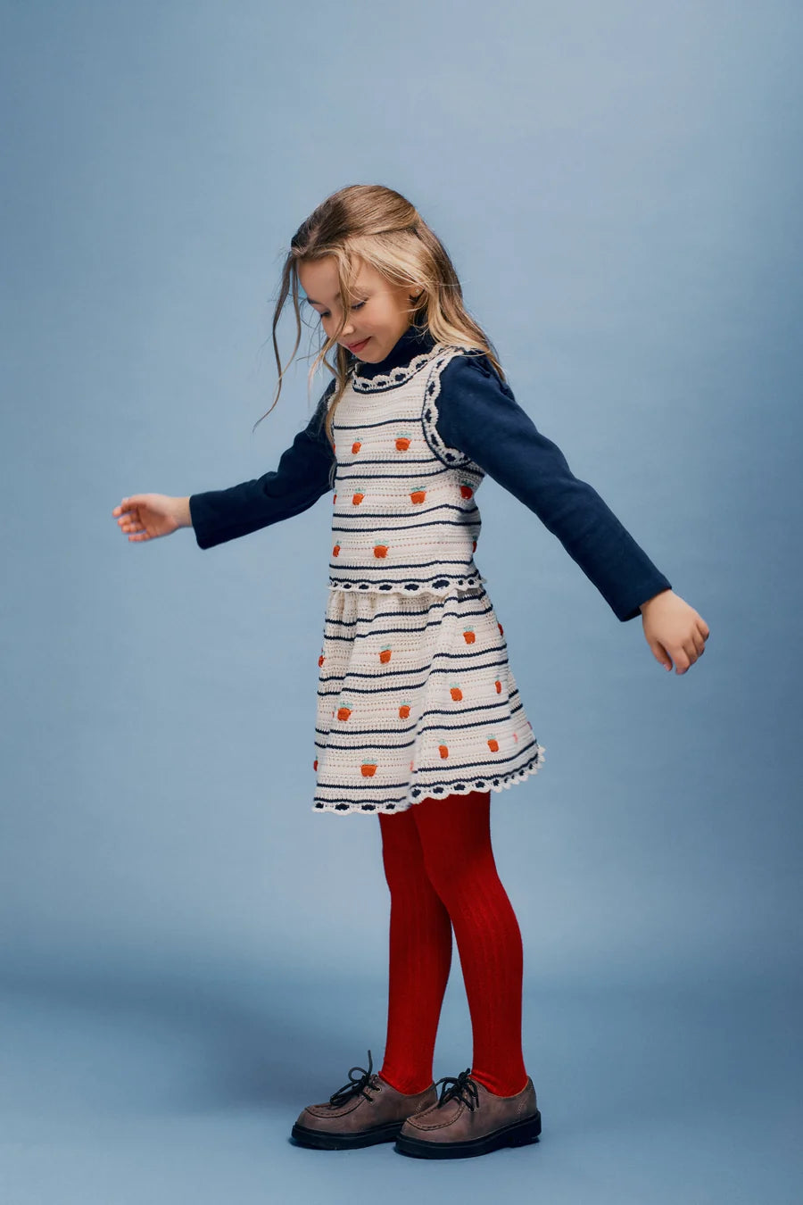 Daisy Skirt - Fall Apple Knit