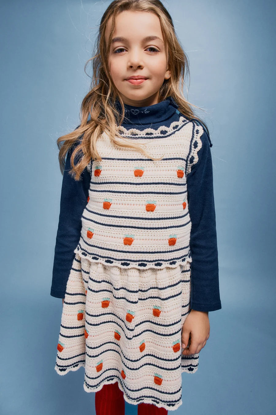 Daisy Skirt - Fall Apple Knit