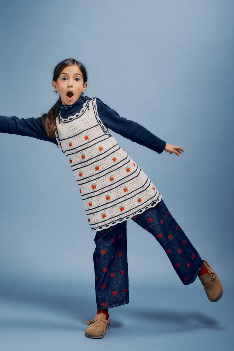 Minnie Pants - Apple Denim
