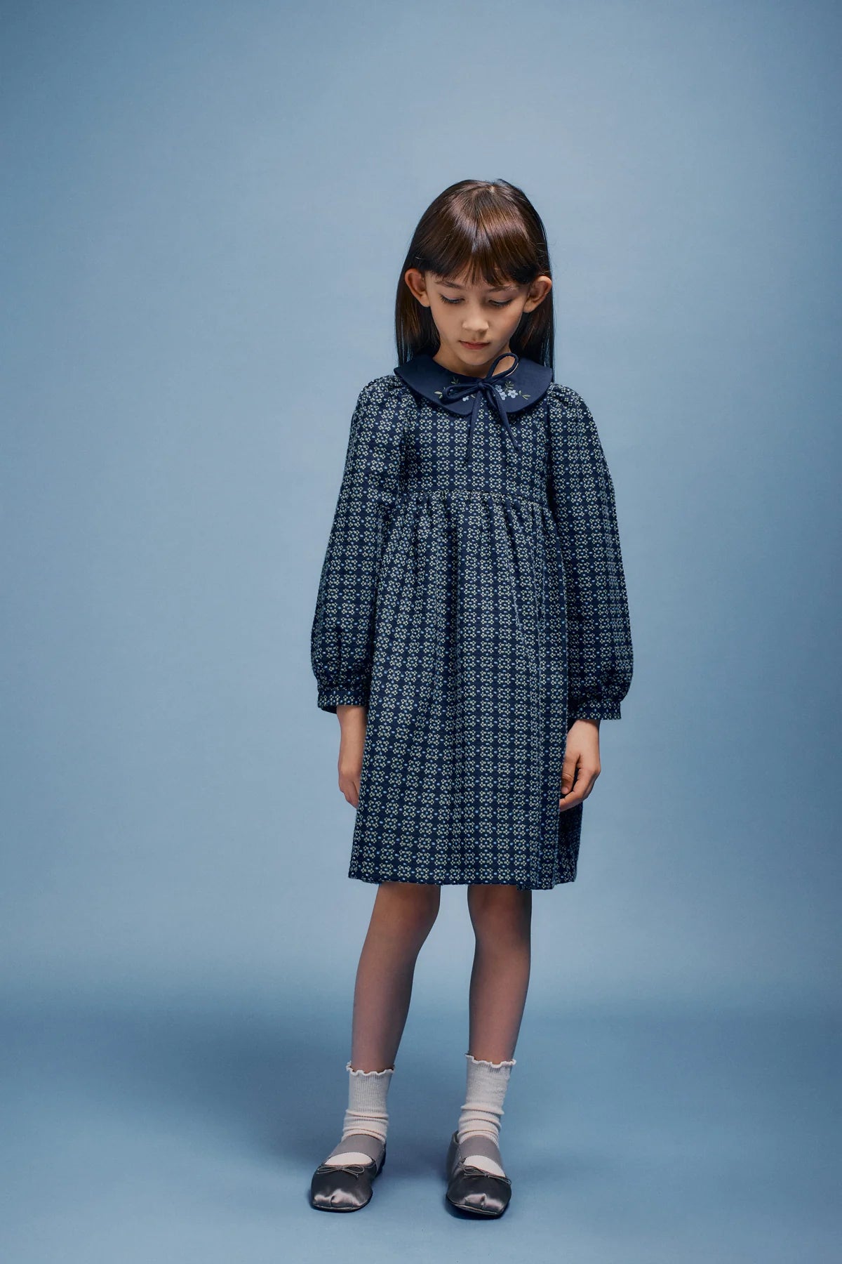 Annette Dress - Midgnight Jaquard