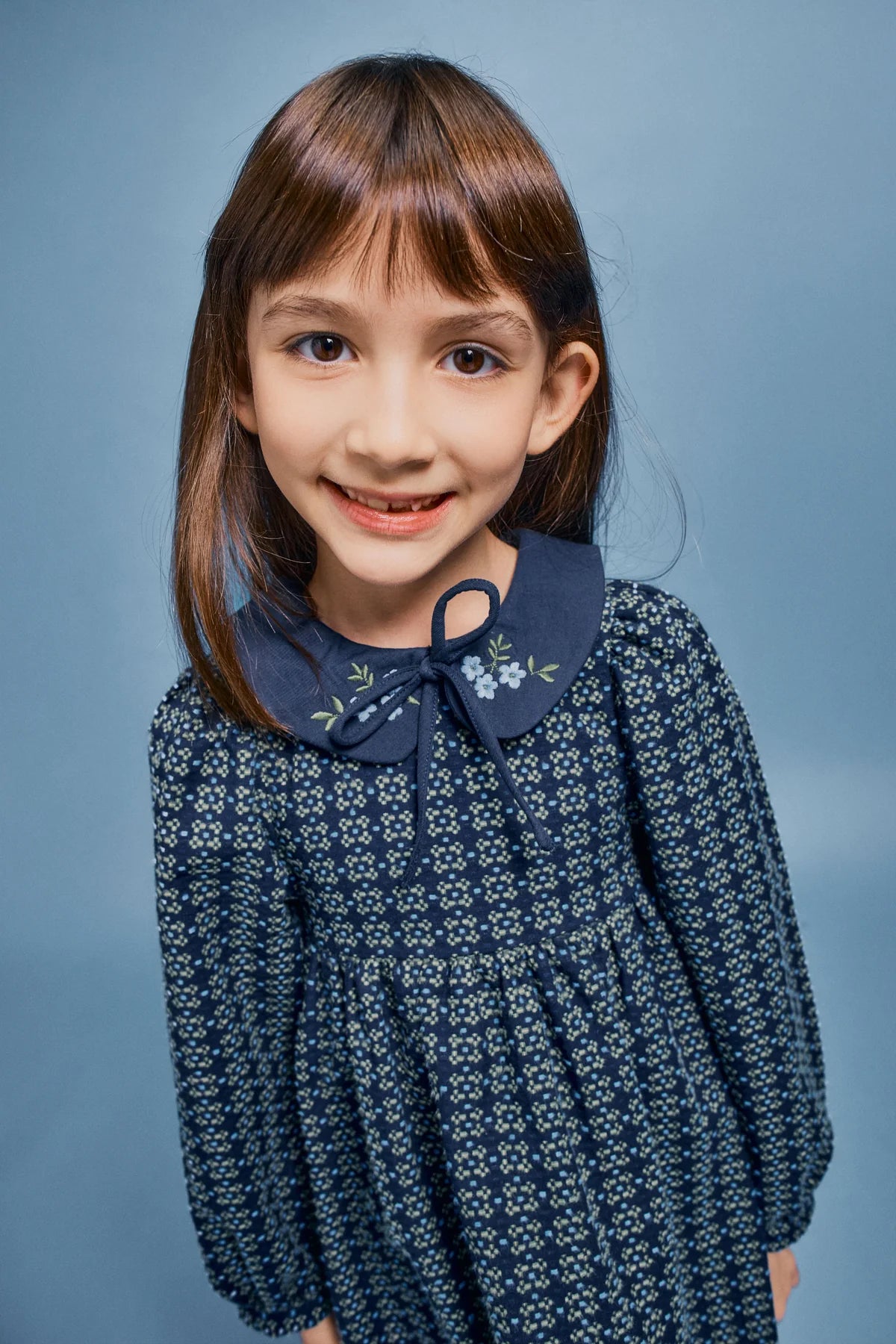 Annette Dress - Midgnight Jaquard