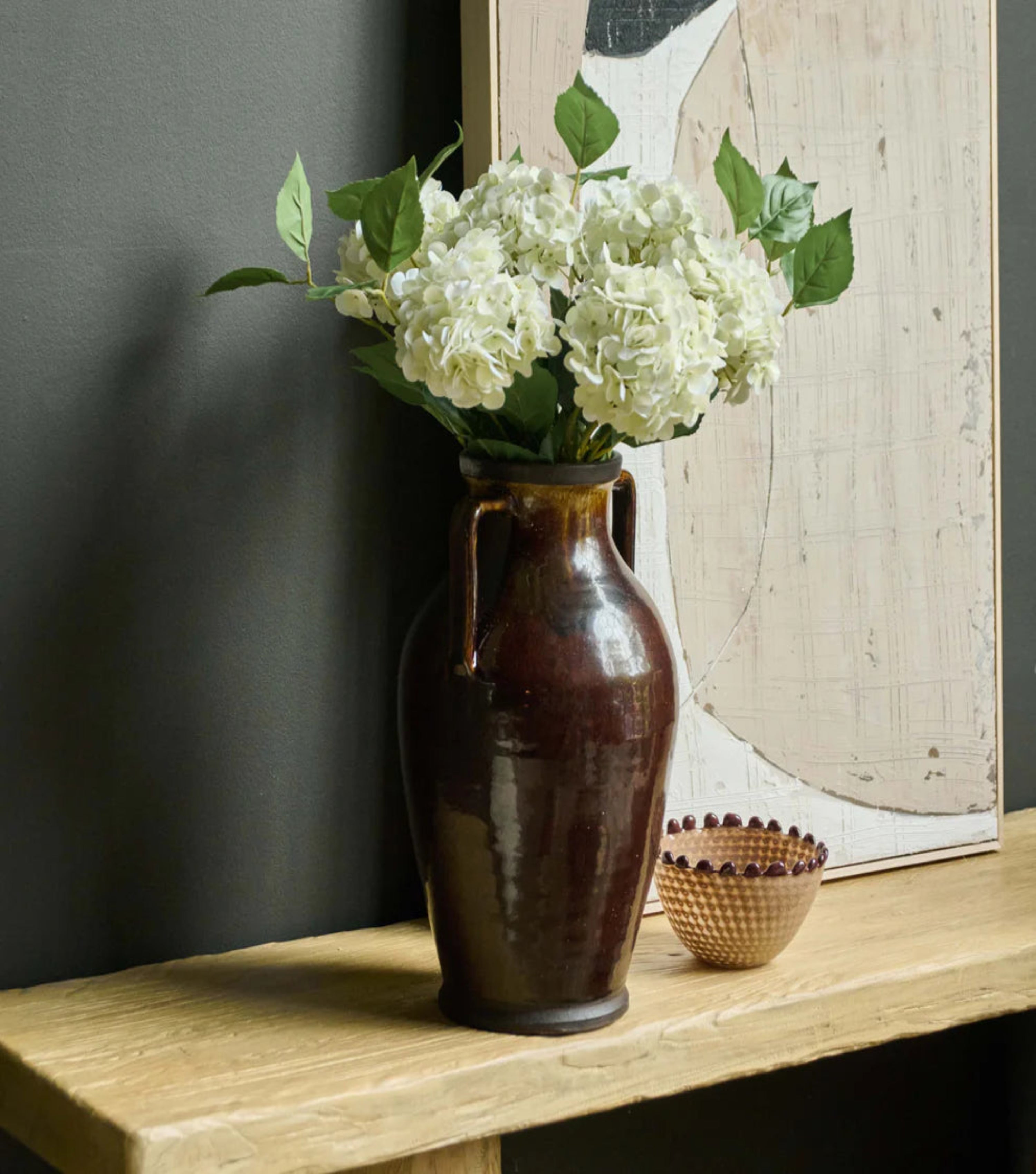 Artificial Real Touch Hydrangea - Zest