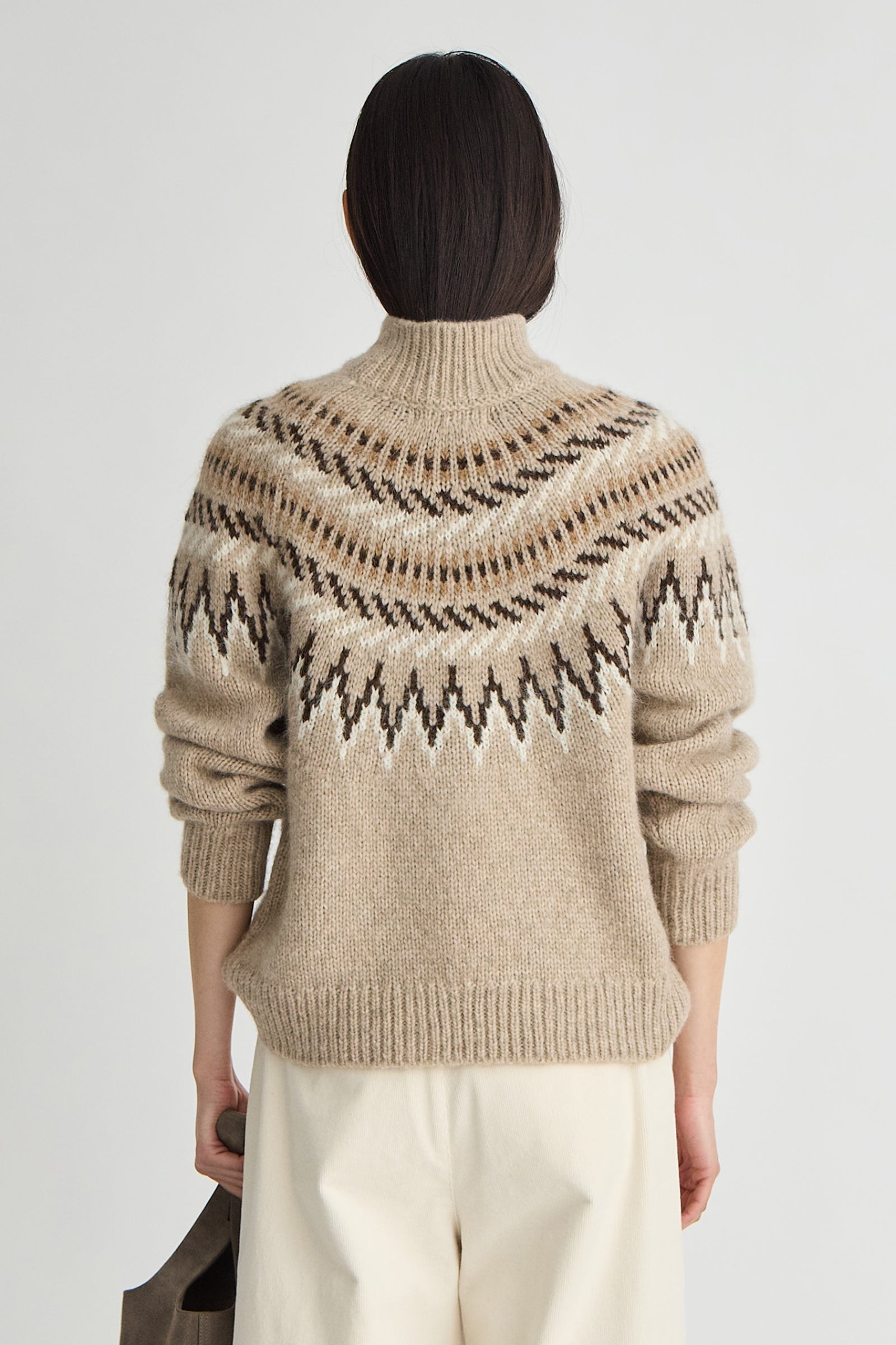 FAIR ISLE MOCK NECK