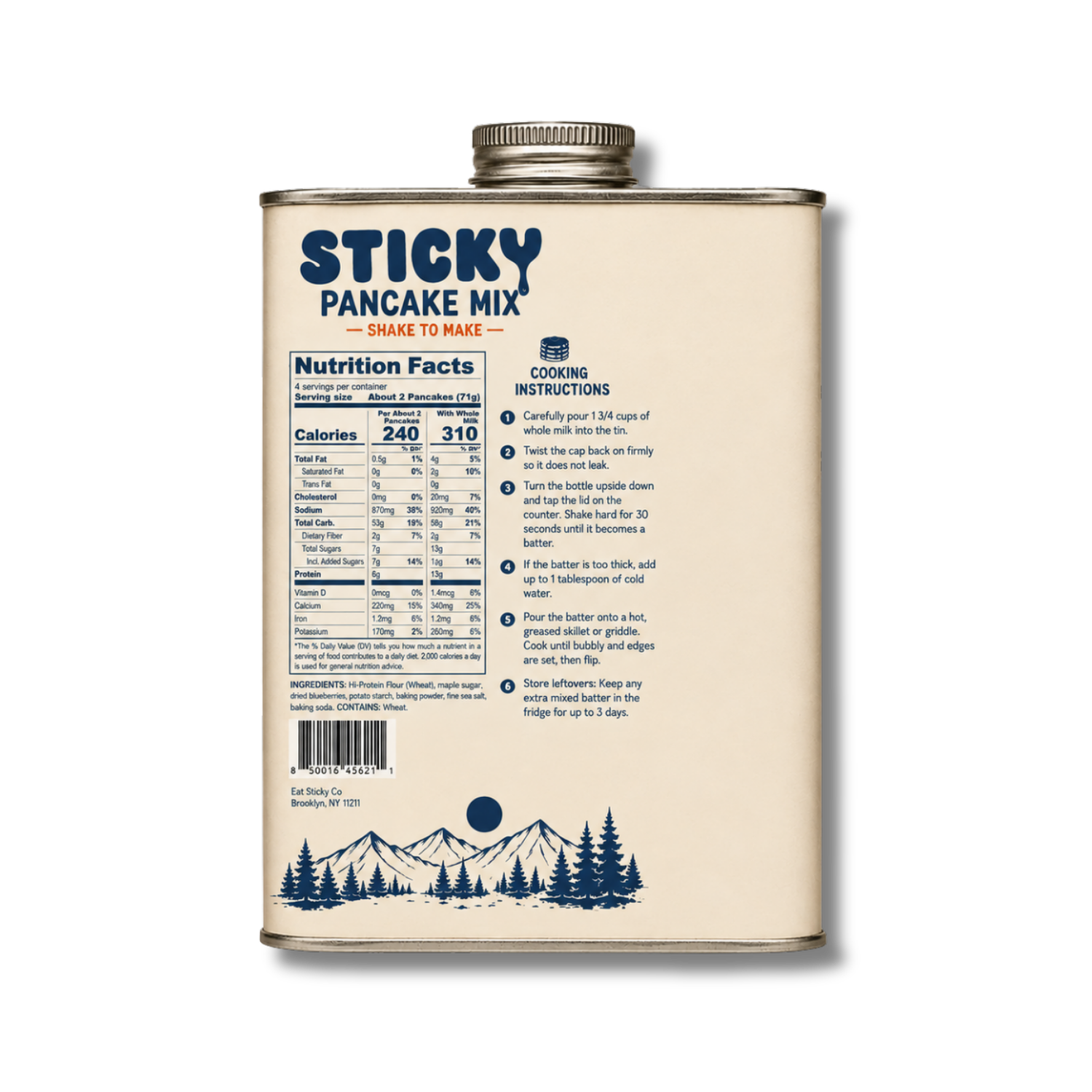 Sticky - Sticky Blueberry Pancake Mix