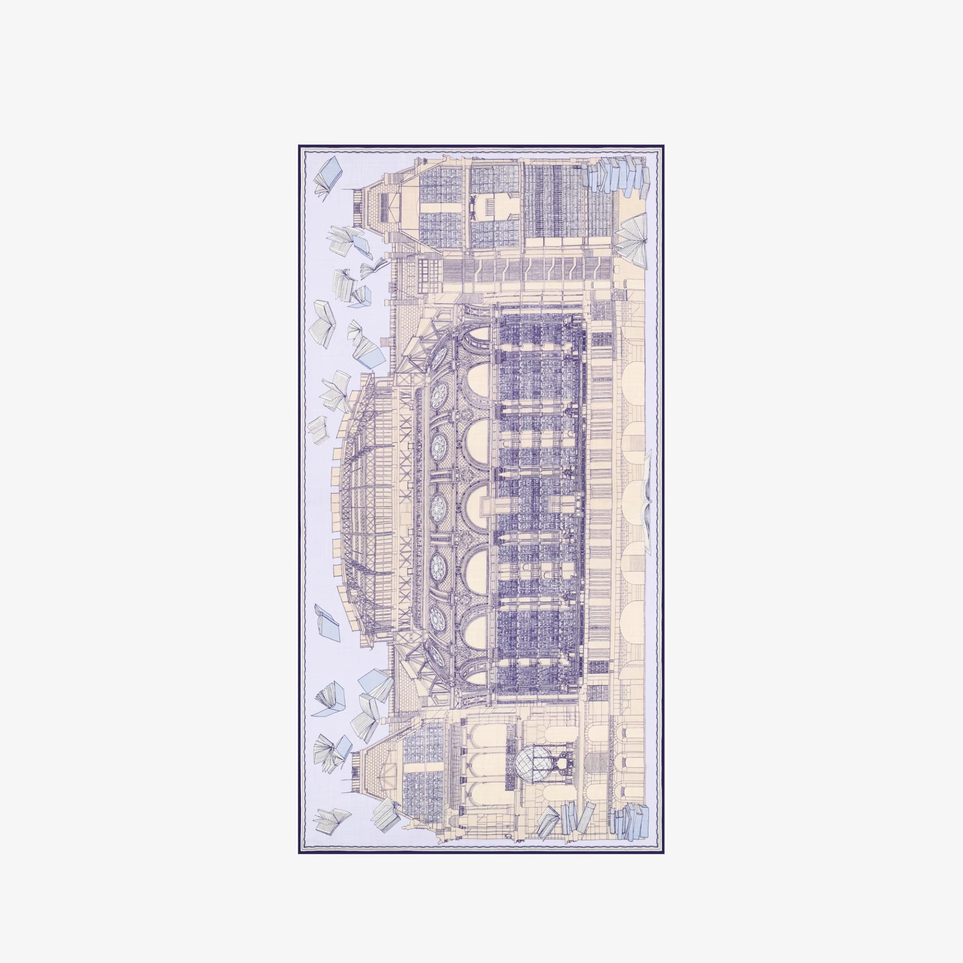 Scarf 100 - Vivienne - GREY