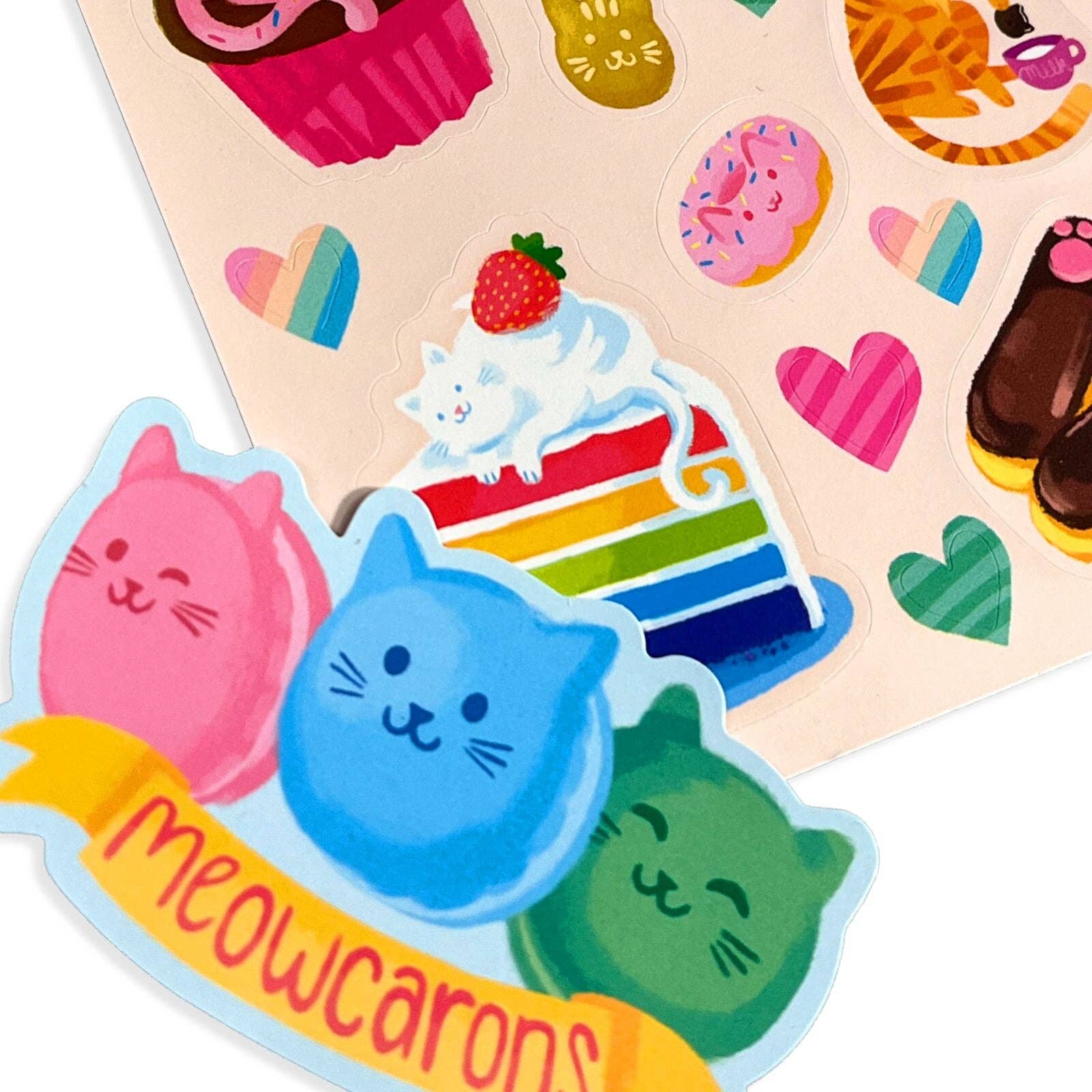 Stickiville Stickers - Cat Cafe