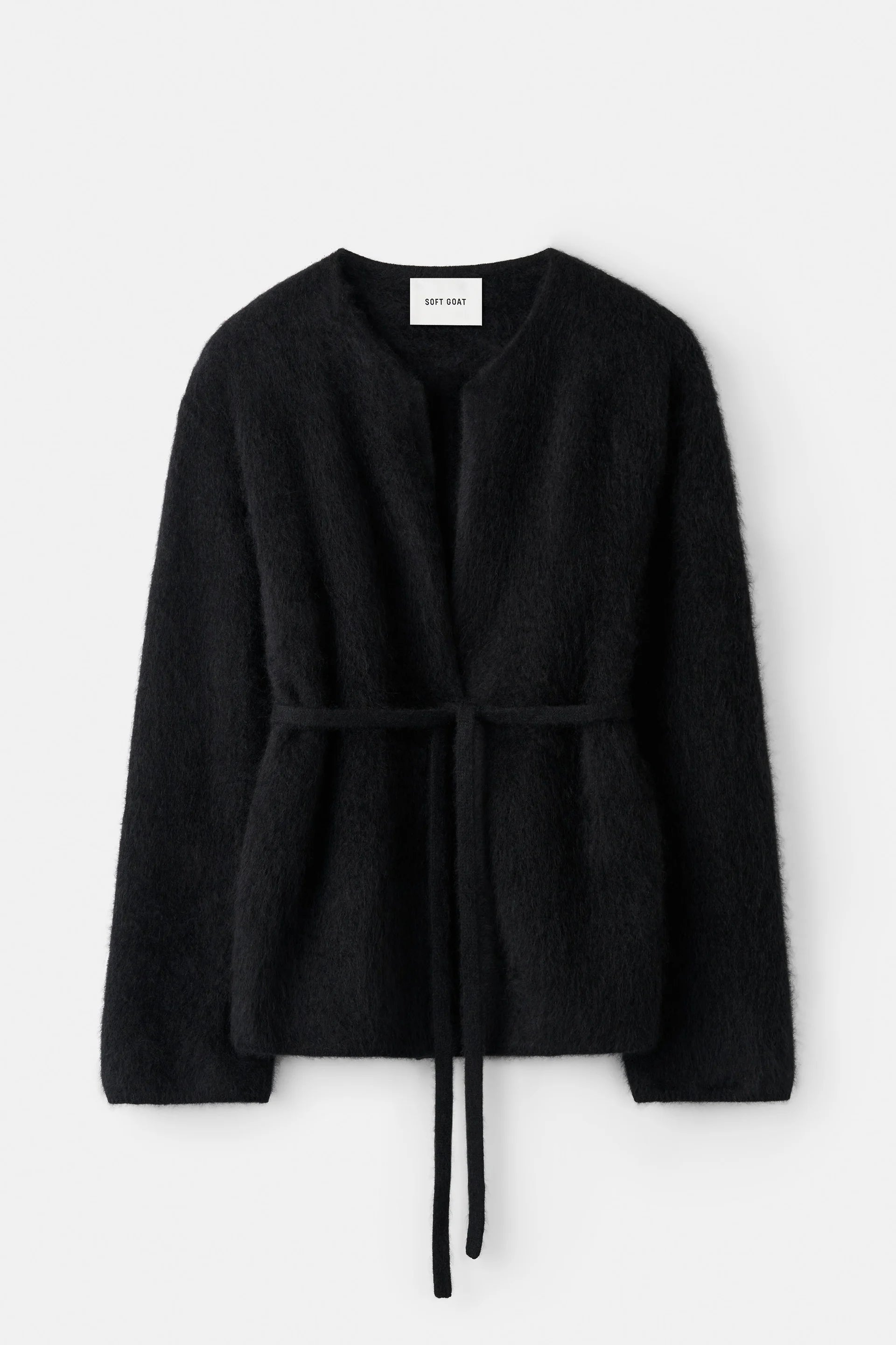 Brushed Cardigan - Black