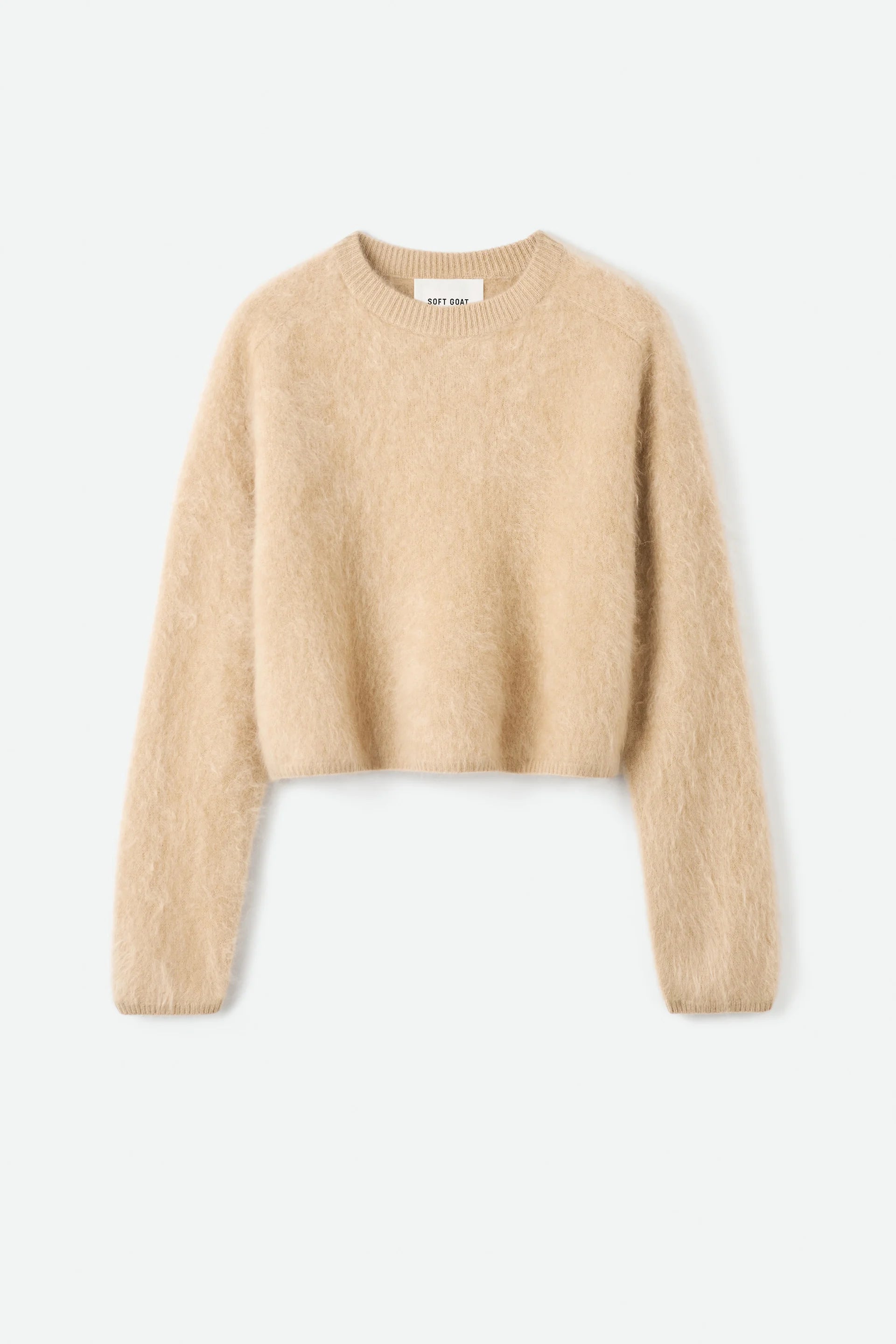 Brushed Crewneck - Camel