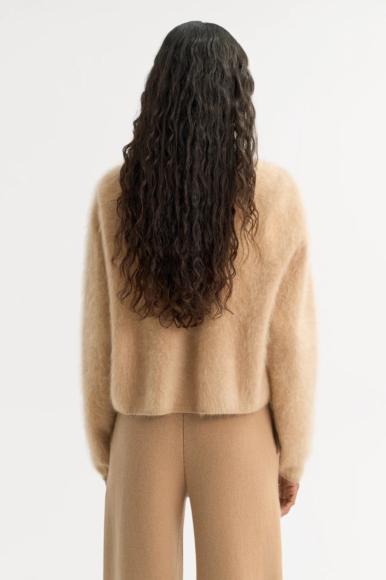 Brushed Crewneck - Camel