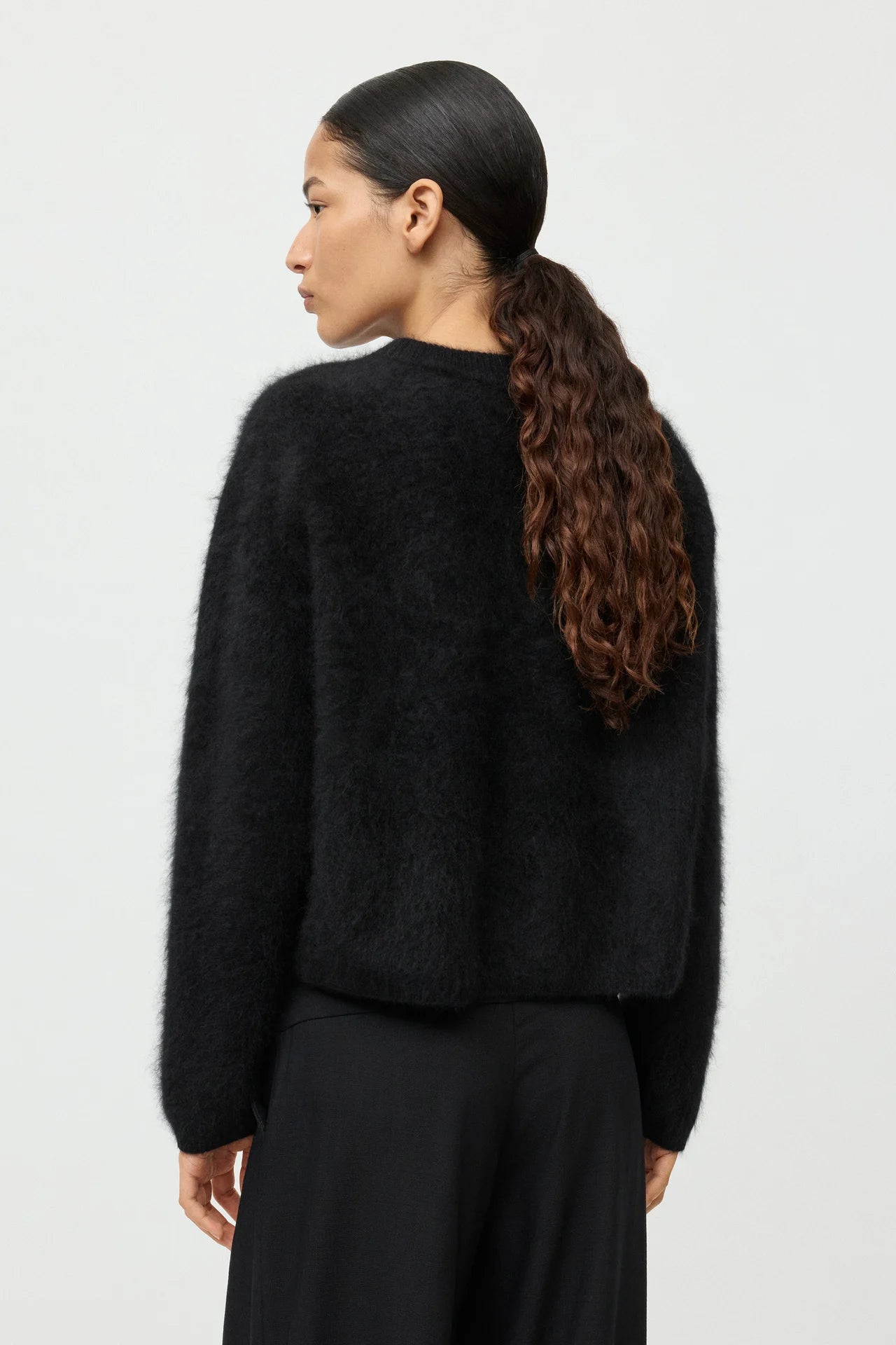 Brushed Crewneck - Black