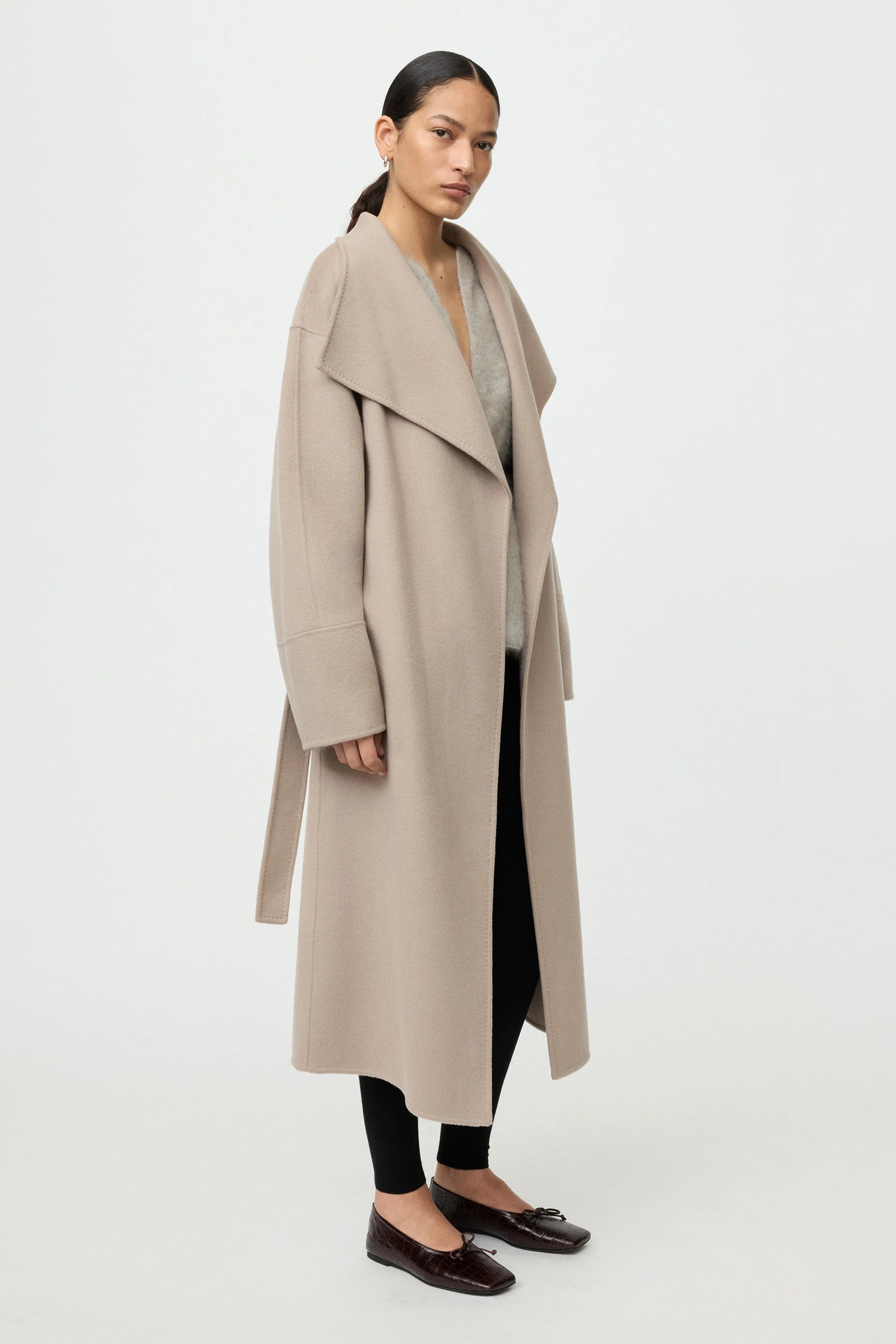 Long Coat - Dark Sand