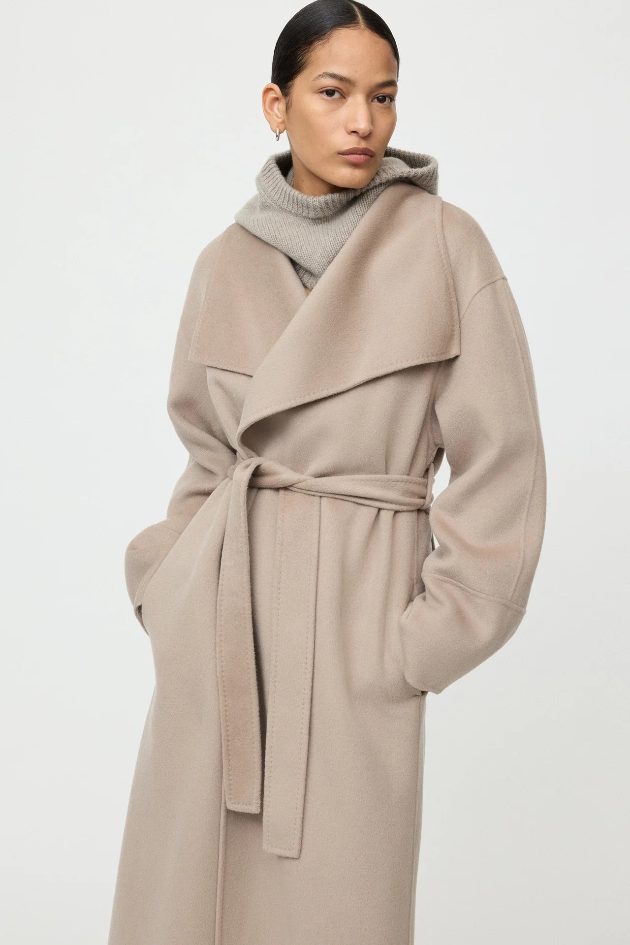 Long Coat - Dark Sand