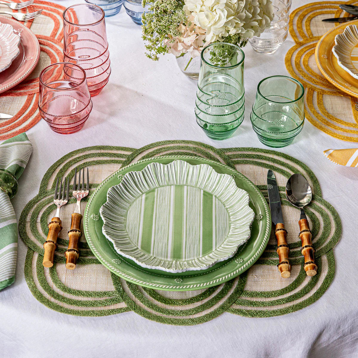 Berry & Thread Melamine Dinner Plate Set/4