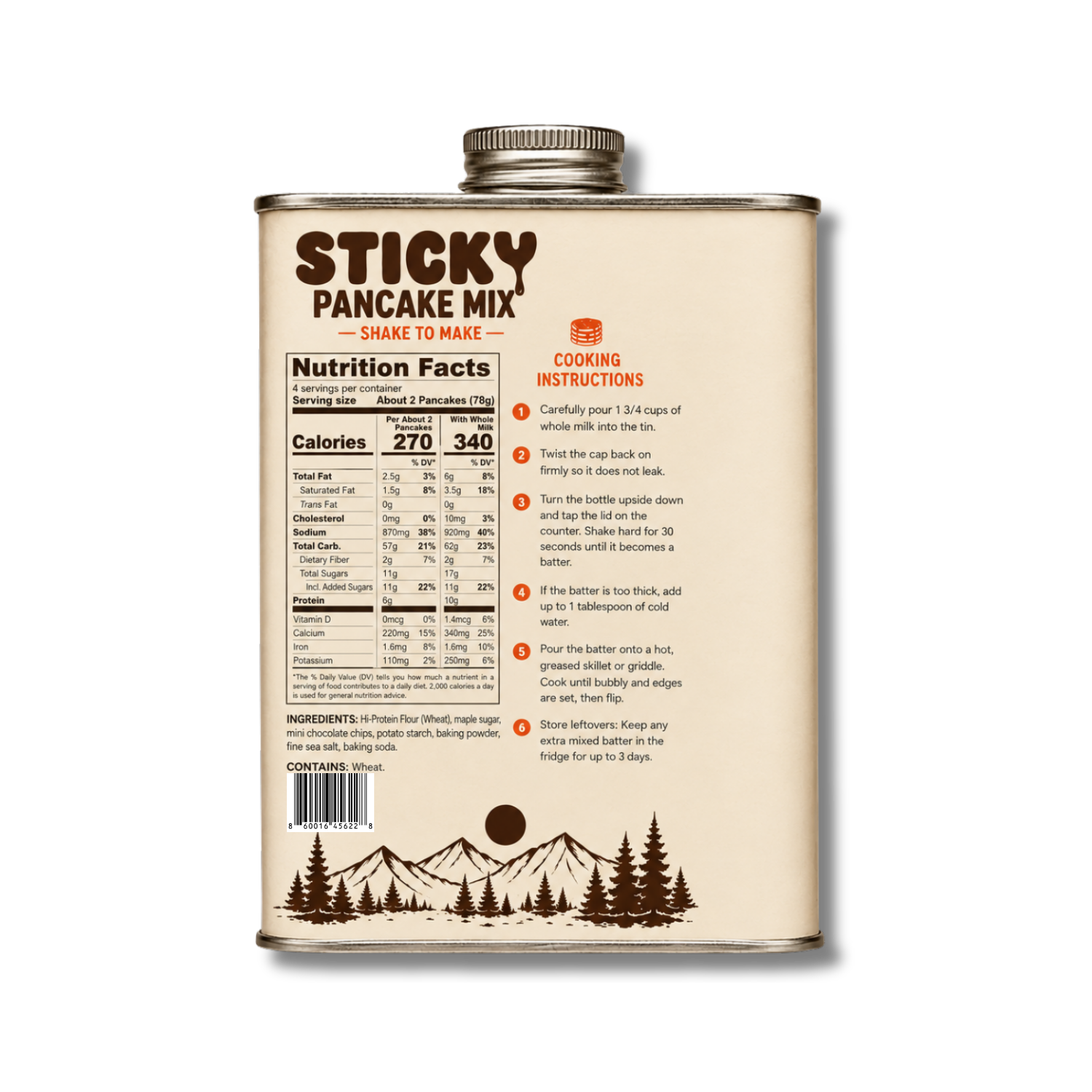 Sticky - Sticky Chocolate Chip Pancake Mix