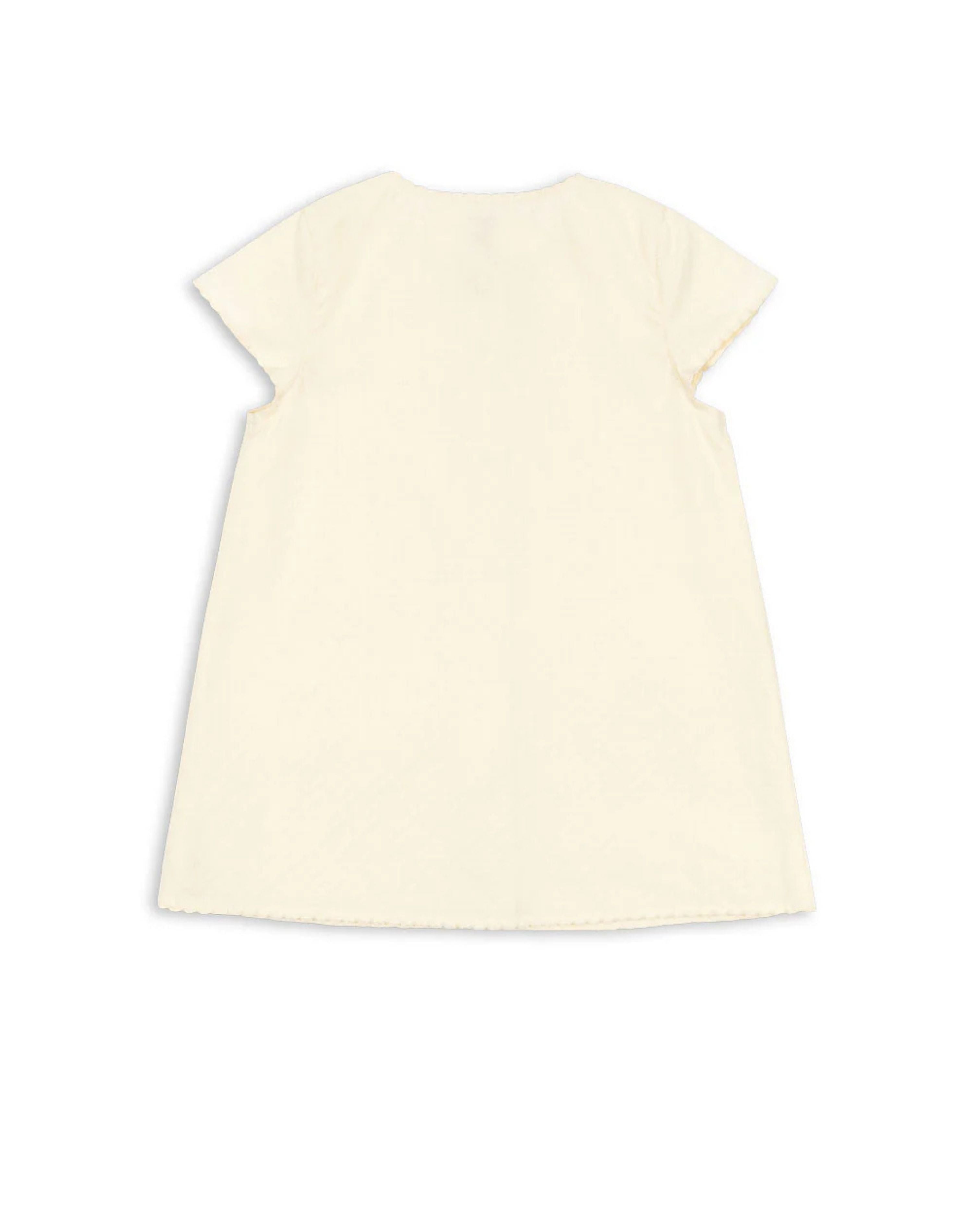 Evia Cherry Dress - Cloud Cream