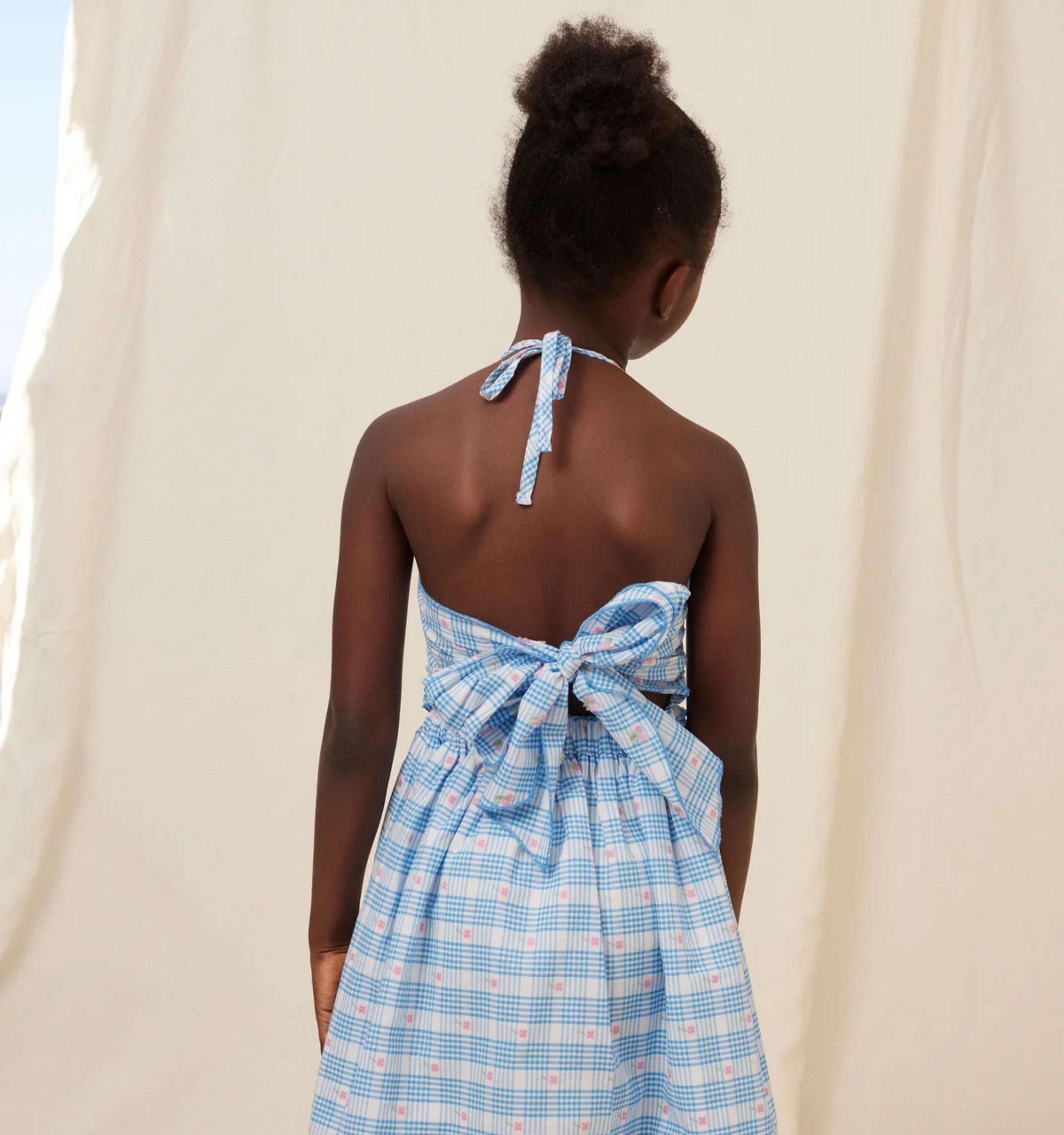 Ida Dress - Signature Floral Check