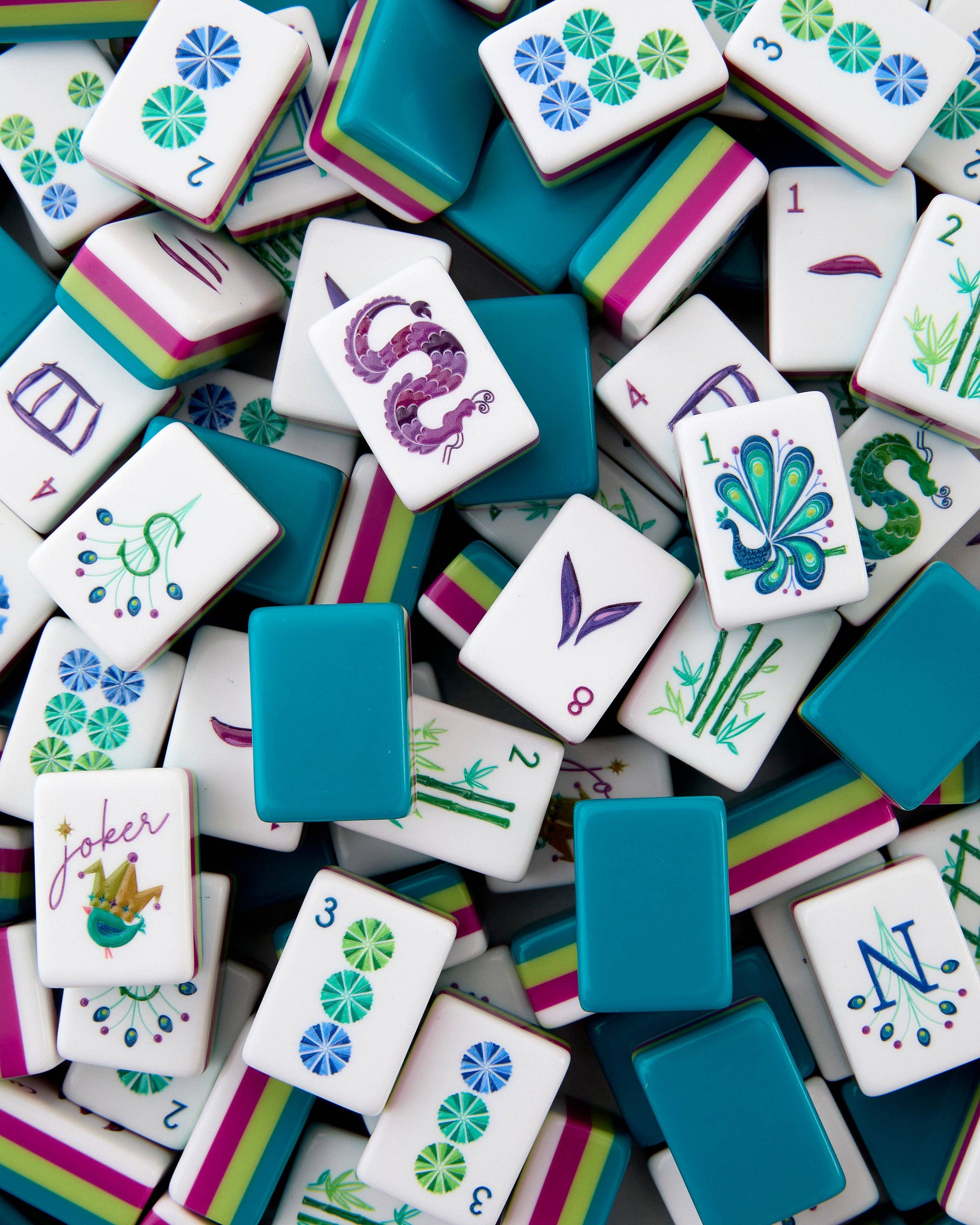 Oh My Mahjong - Lagoon Mahjong Tiles