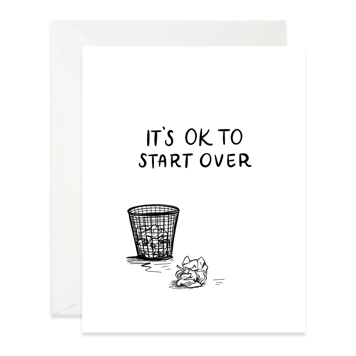 It's OK to Start Over Card