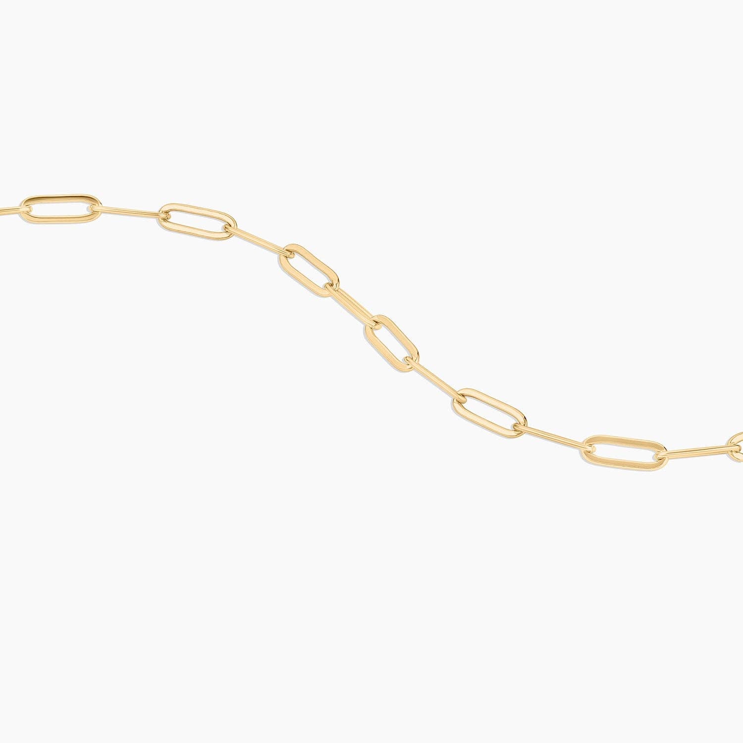 Malene Paperclip Necklace - Mother Of Pearl